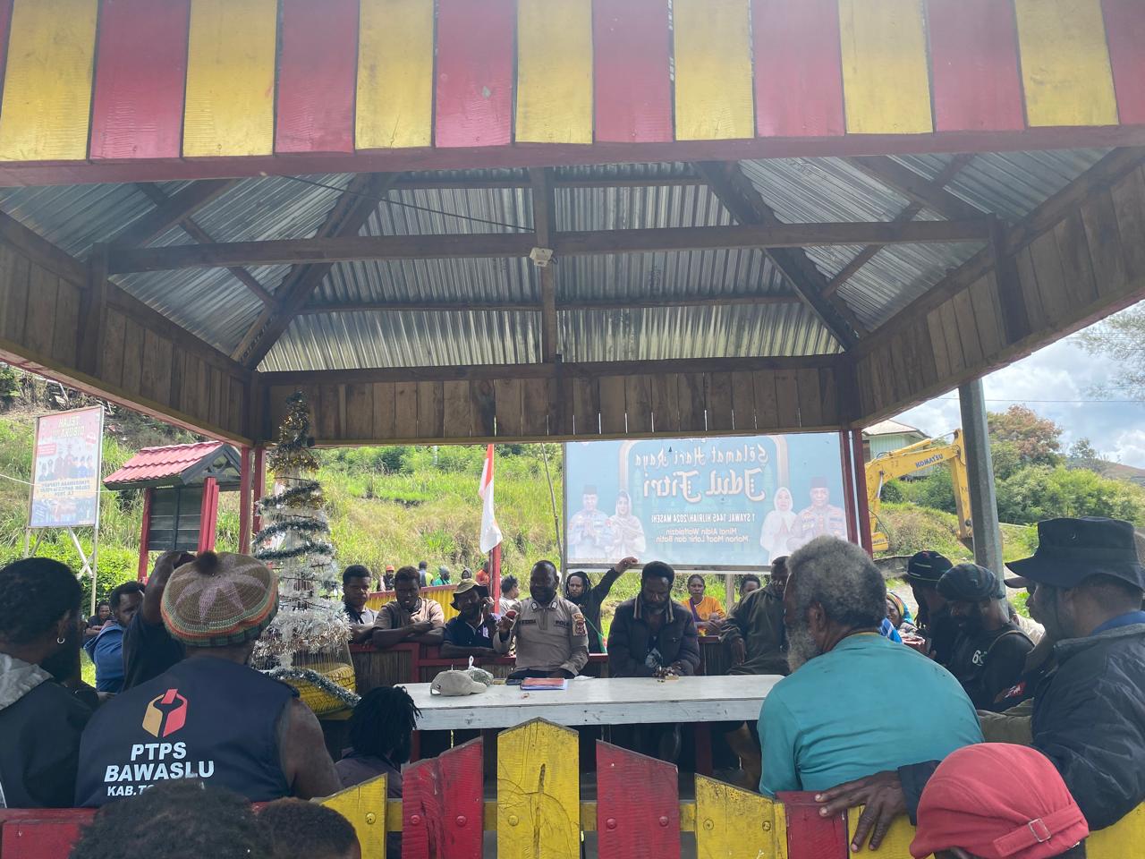 Polsek Karubaga Berhasil Mediasi Pembagian Tanah Hak Wilayah yang Disengketakan Antar Keluarga