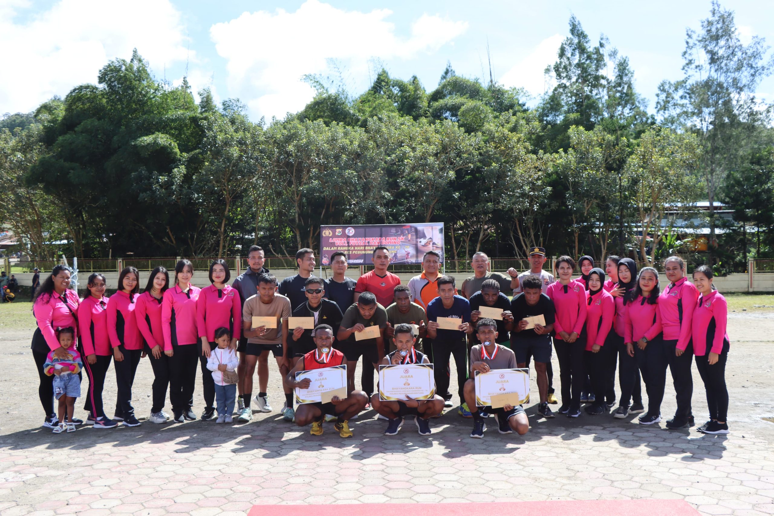Polres Pegunungan Bintang gelar lomba Bhayangkara Run 5 KM