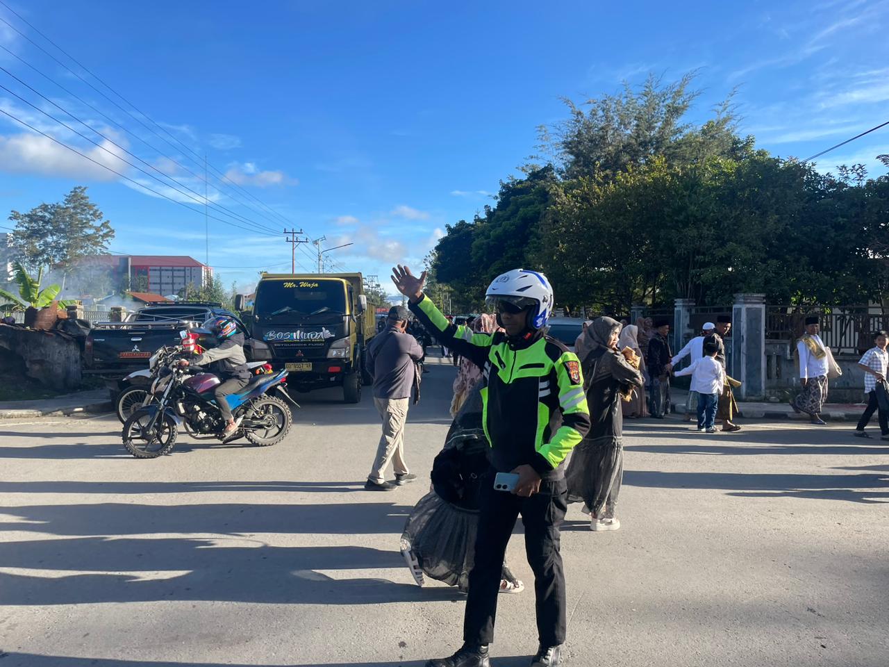 Polres Jayawijaya Amankan Kegiatan Perayaan Hari Raya Idul Adha di Kota Wamena