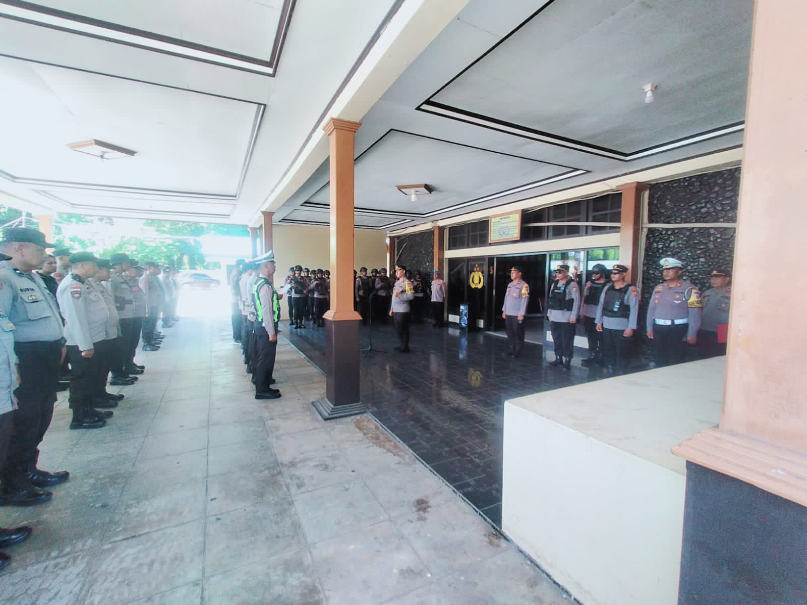 Polres Nabire Amankan Peluncuran Tahapan Pilkada Serentak 2024 di Provinsi Papua Tengah