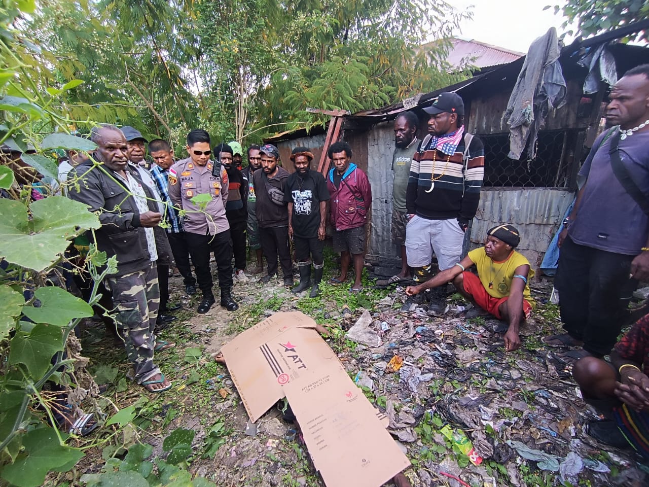 Polsek Wamena Kota Tangani Kasus Penemuan Mayat di Pasar Jibama