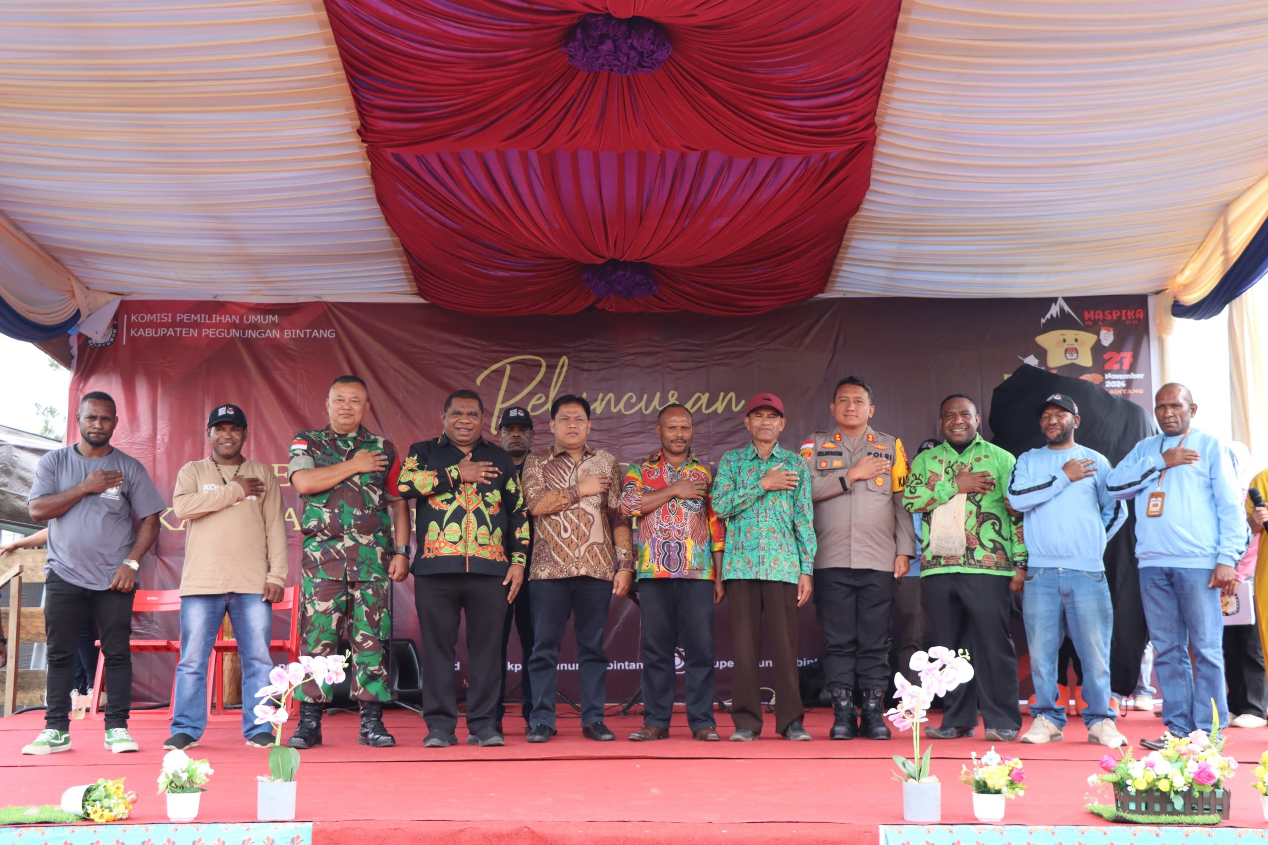 Kordiv Teknis KPU Provinsi Papua Pegunungan : Terimakasih TNI-Polri telah sukses amankan Pilpres dan Pileg 2024 Kab. Pegunungan Bintang