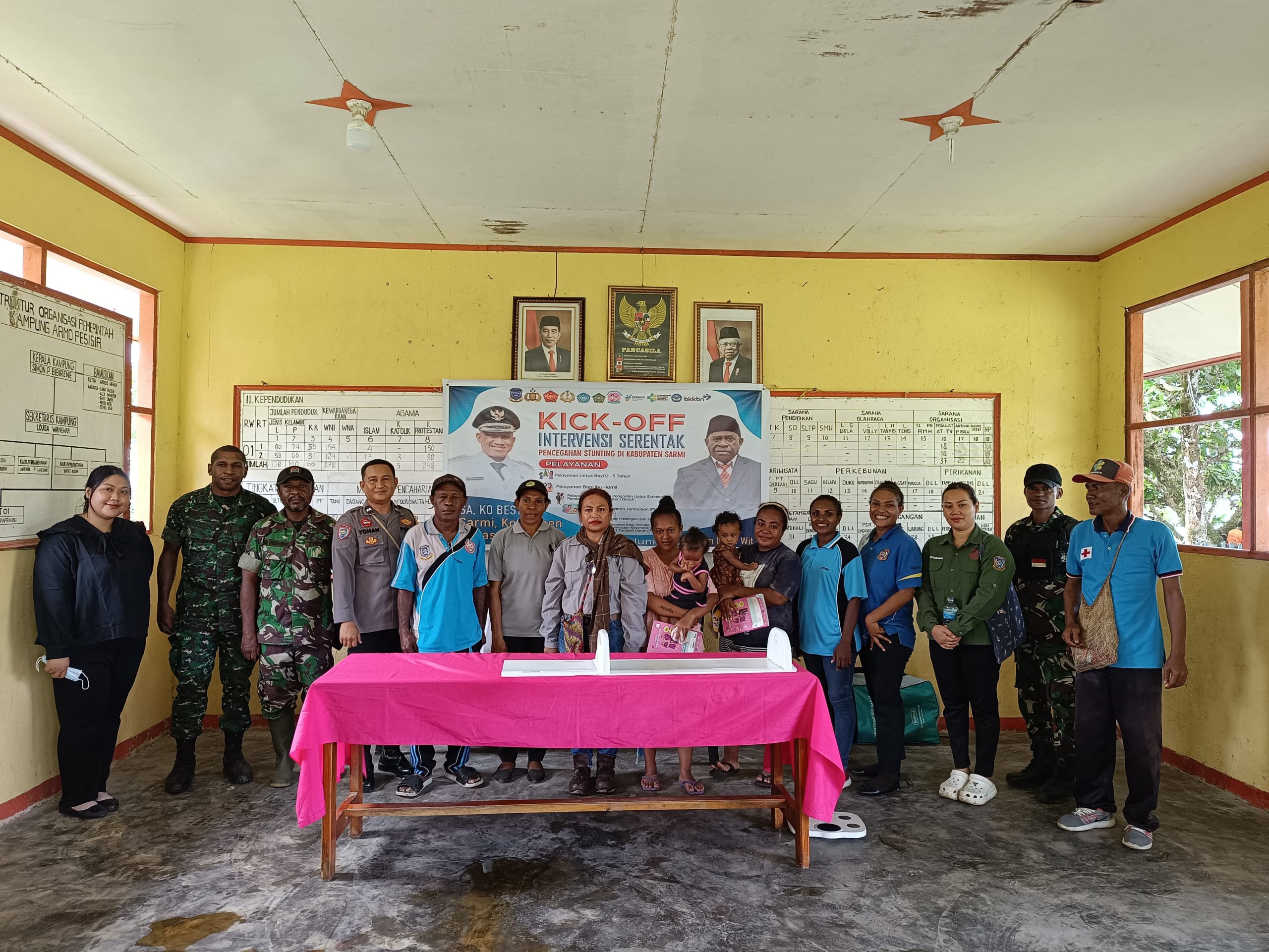 Monitoring Giat Sosialisasi dan Pendataan Pencegahan Stunting Tingkat Kampung