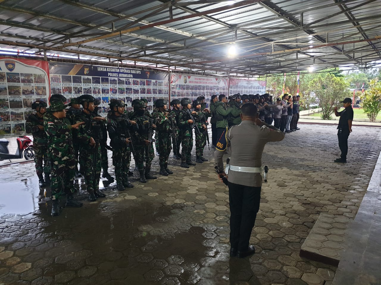 Cegah Gangguan Kamtibmas di Jayawijaya, TNI dan Polri Gelar Patroli Gabungan