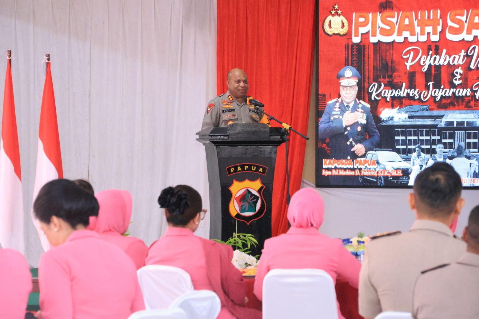 Polda Papua Gelar Syukuran Serah Terima Jabatan PJU dan Para Kapolres Jajaran Polda Papua