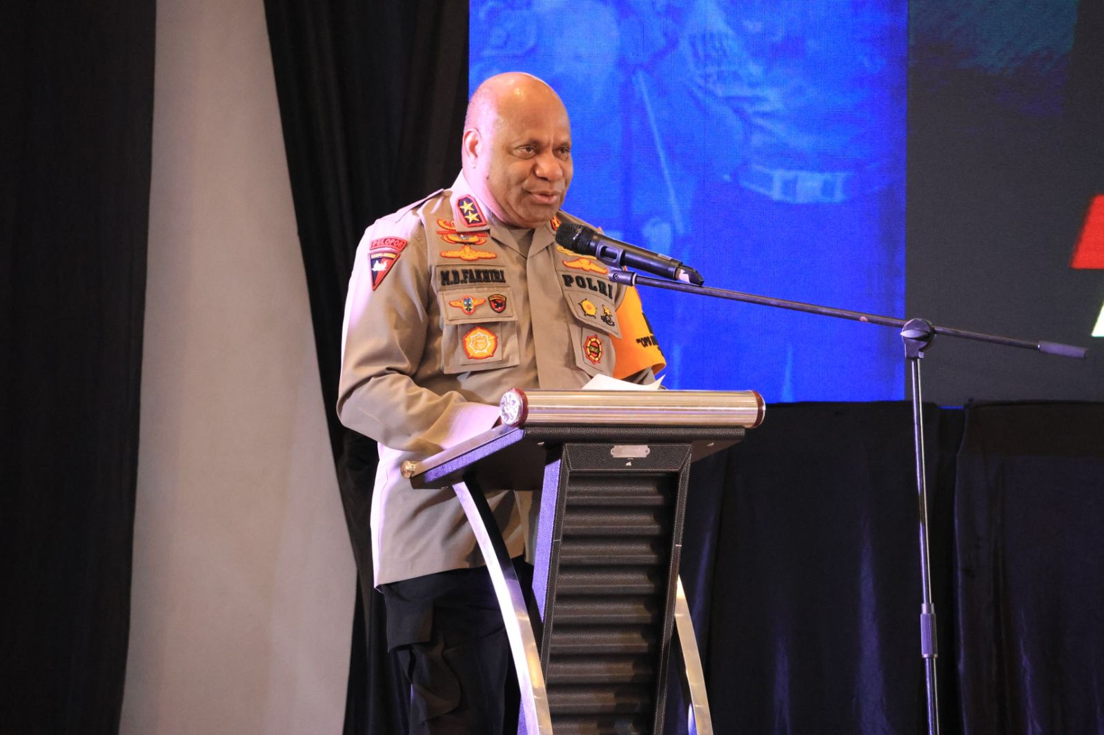 Kapolda Papua Hadiri Kegiatan Rakernis Ditlantas Polda Papua T.A. 2024