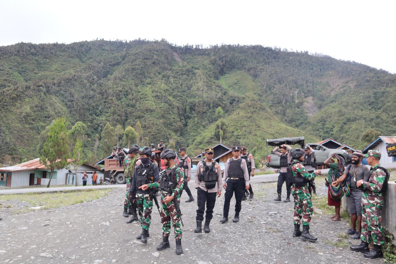 Jaga Kamtibmas Kondusif, Ini Langkah Yang Dilakukan Aparat Keamanan di Tanah Papua