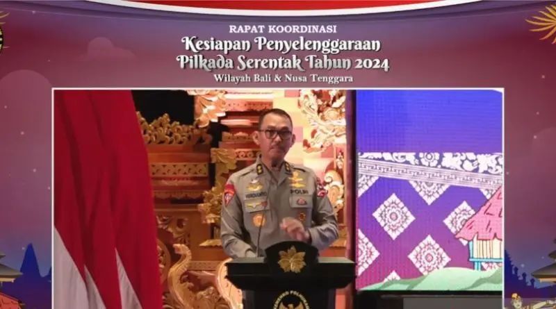 Khusus Papua, Asops Sampaikan Kesigapan Polri Dalam Mengatasi Potensi Konfilik Pilkada Saat Rapat Koordinasi Di Bali