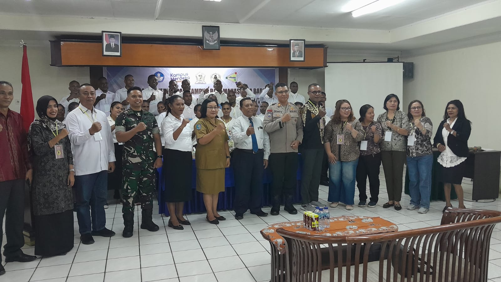 Kasat Binmas, Pengenalan Kehidupan Kampus Bagi Mahasiswa Baru (PKKMB) Universitas Timika (UTI)
