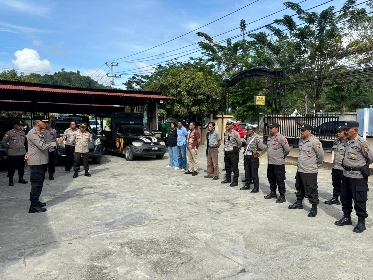 Sidak di Polsek Jayapura Selatan, Wakapolresta Tegaskan Laksanakan Tupoksi Sesuai SOP, Hindari Pelanggaran