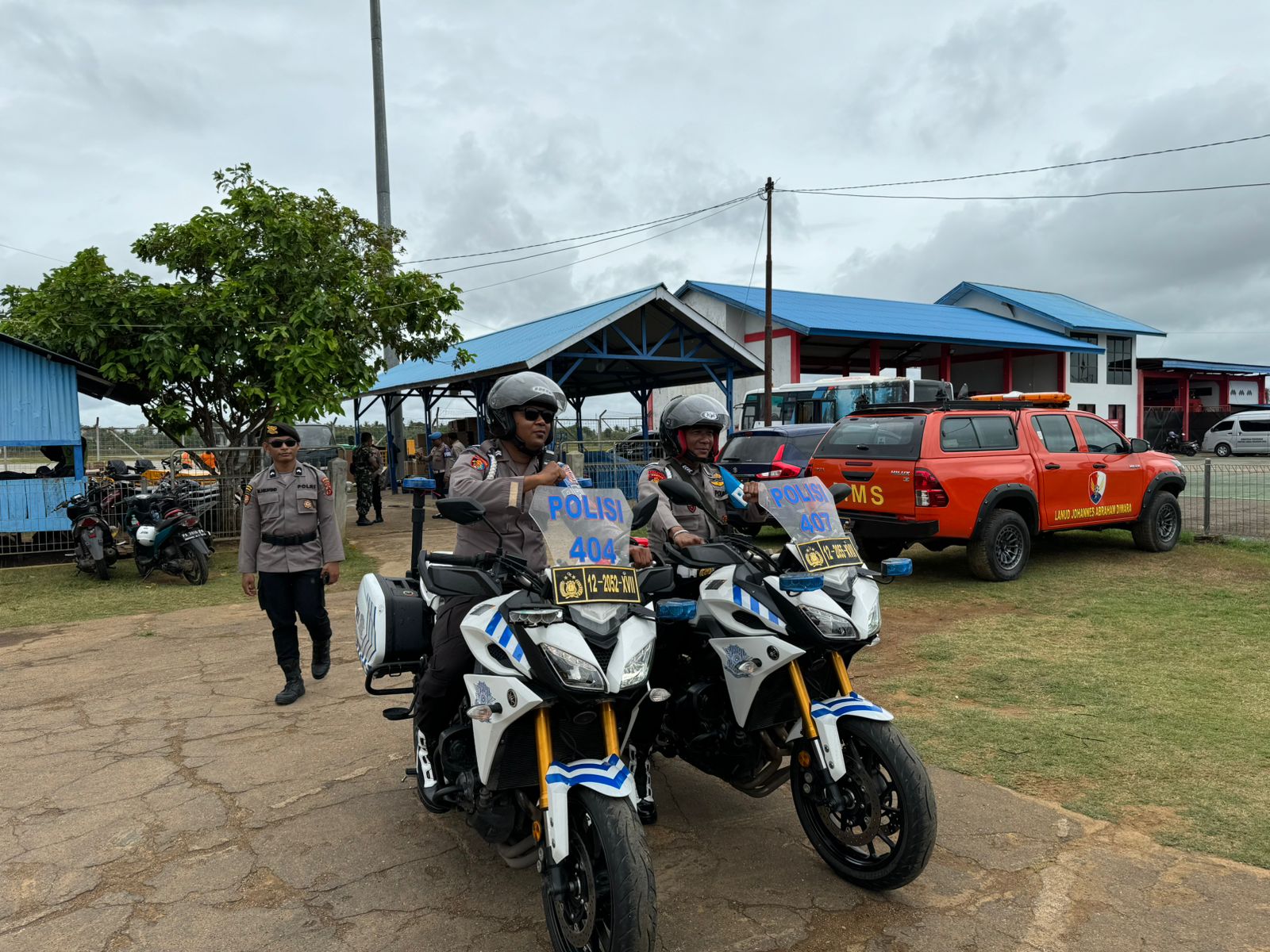 Polda Papua Kirim 4 Motor Patwal untuk Pengawalan Paslon di Tahapan Pilkada 2024 Wilayah Papua Selatan