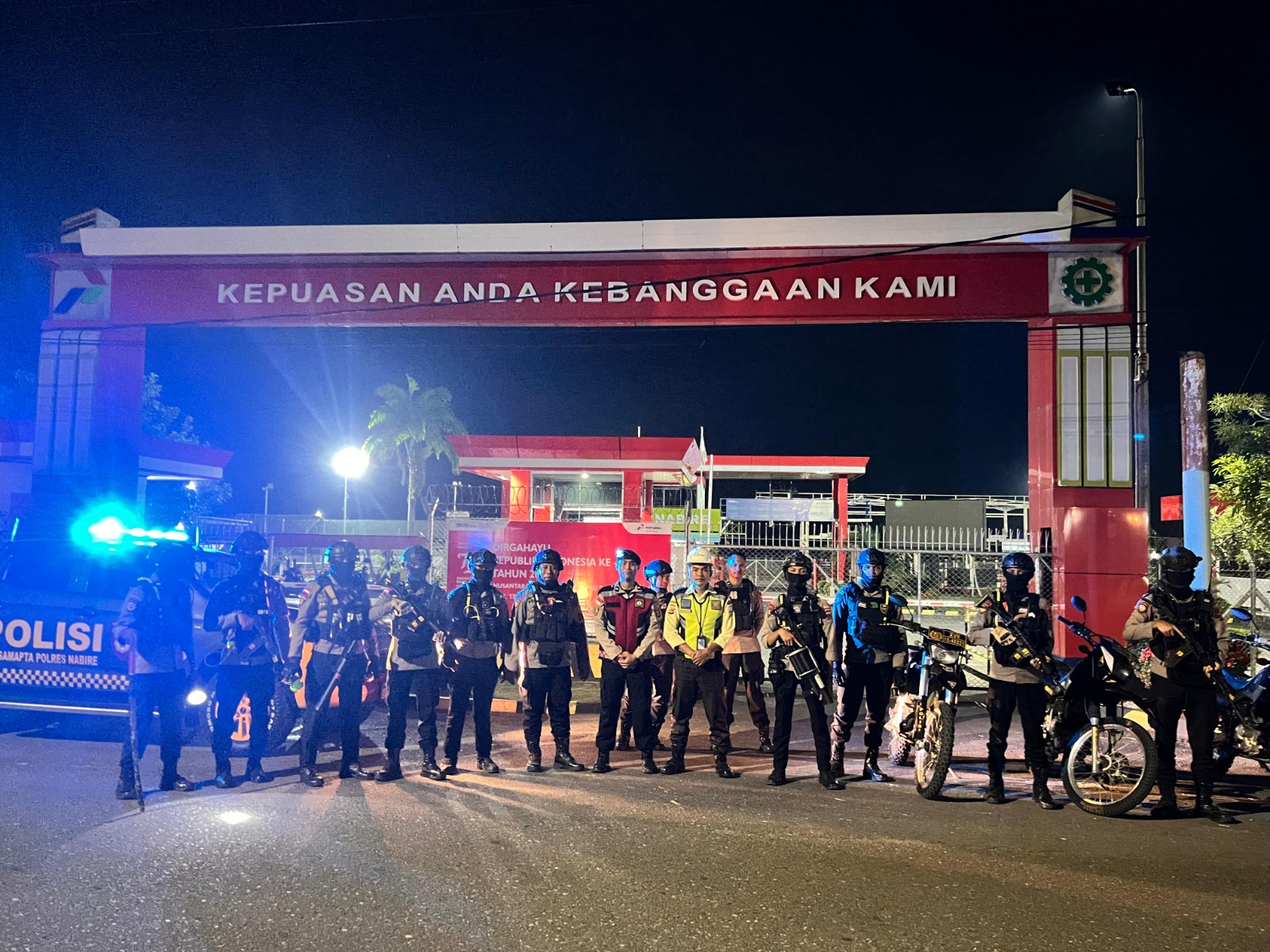 Polres Nabire Tingkatkan Intensitas Patroli Malam untuk Jaga Keamanan Masyarakat