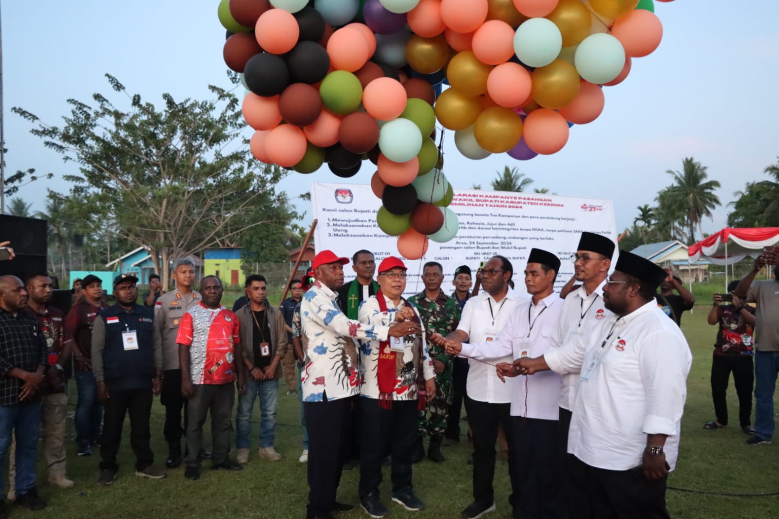 Deklarasi Kampanye Damai, Dalam Mewujudkan Pilkada Damai Di Bumi Keerom