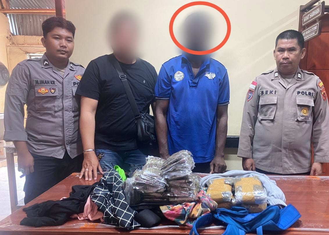 Lagi, Calon Penumpang Kapal Pelni Gagal Berangkat Lantaran Kedapatan Bawa Ganja, 2 Terduga Pelaku Diamankan