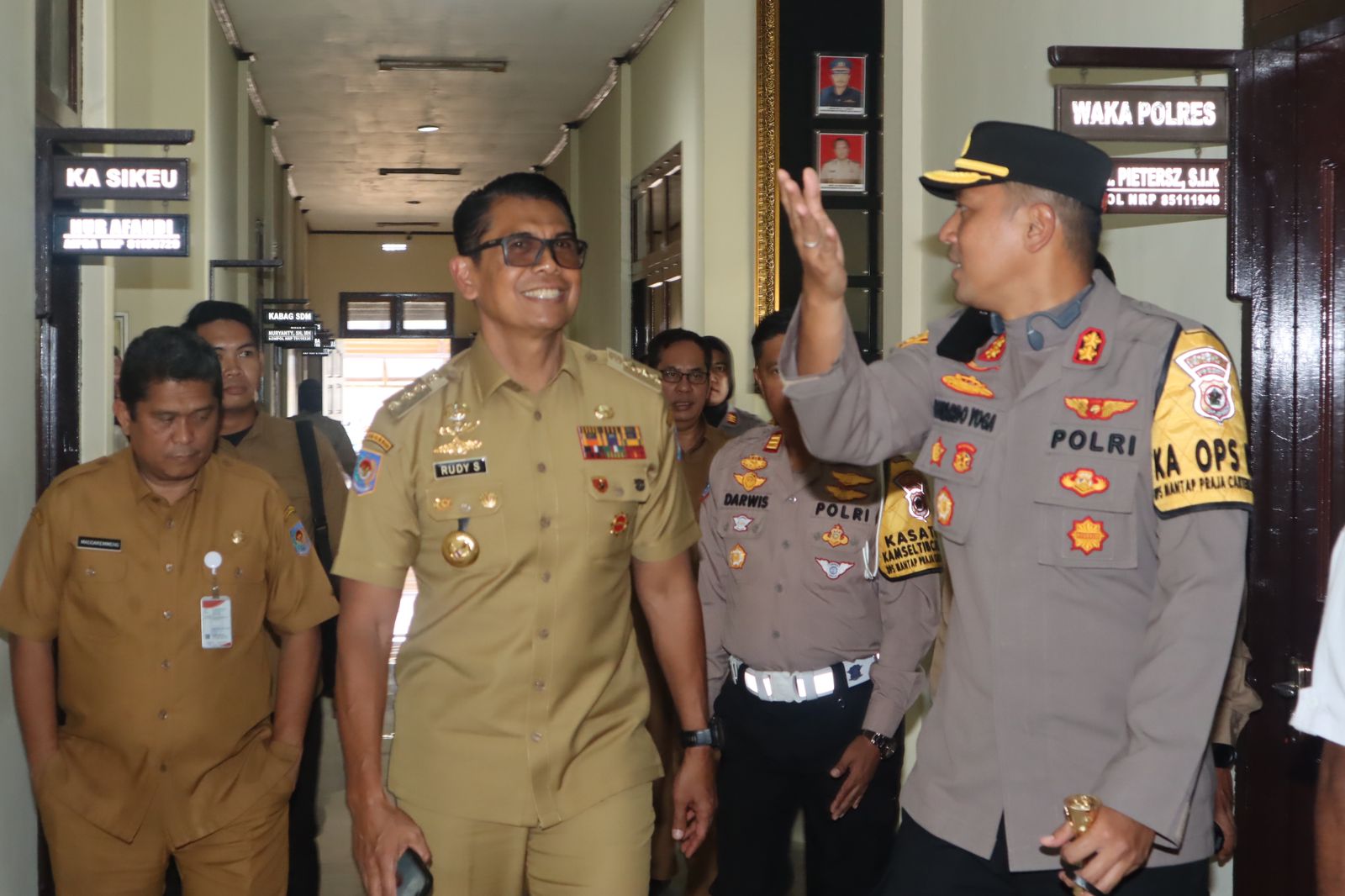 Kunjungan Silahturahmi PJ Gubernur dipolres Merauke