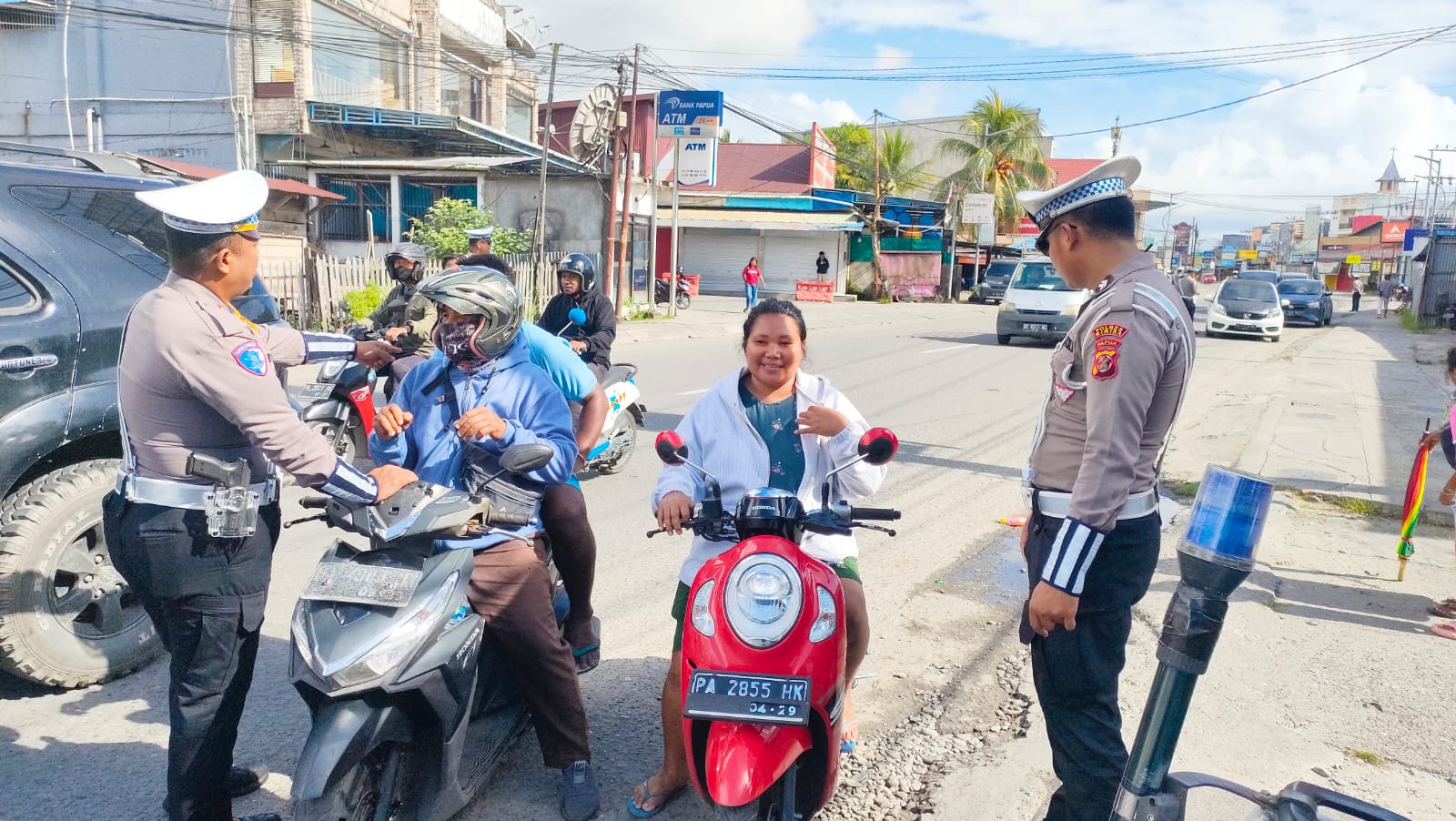 Satlantas Polres Mimika Lakukan Operasi Zebra Cartenz 2024,  Amankan 53 Unit Kendaraan