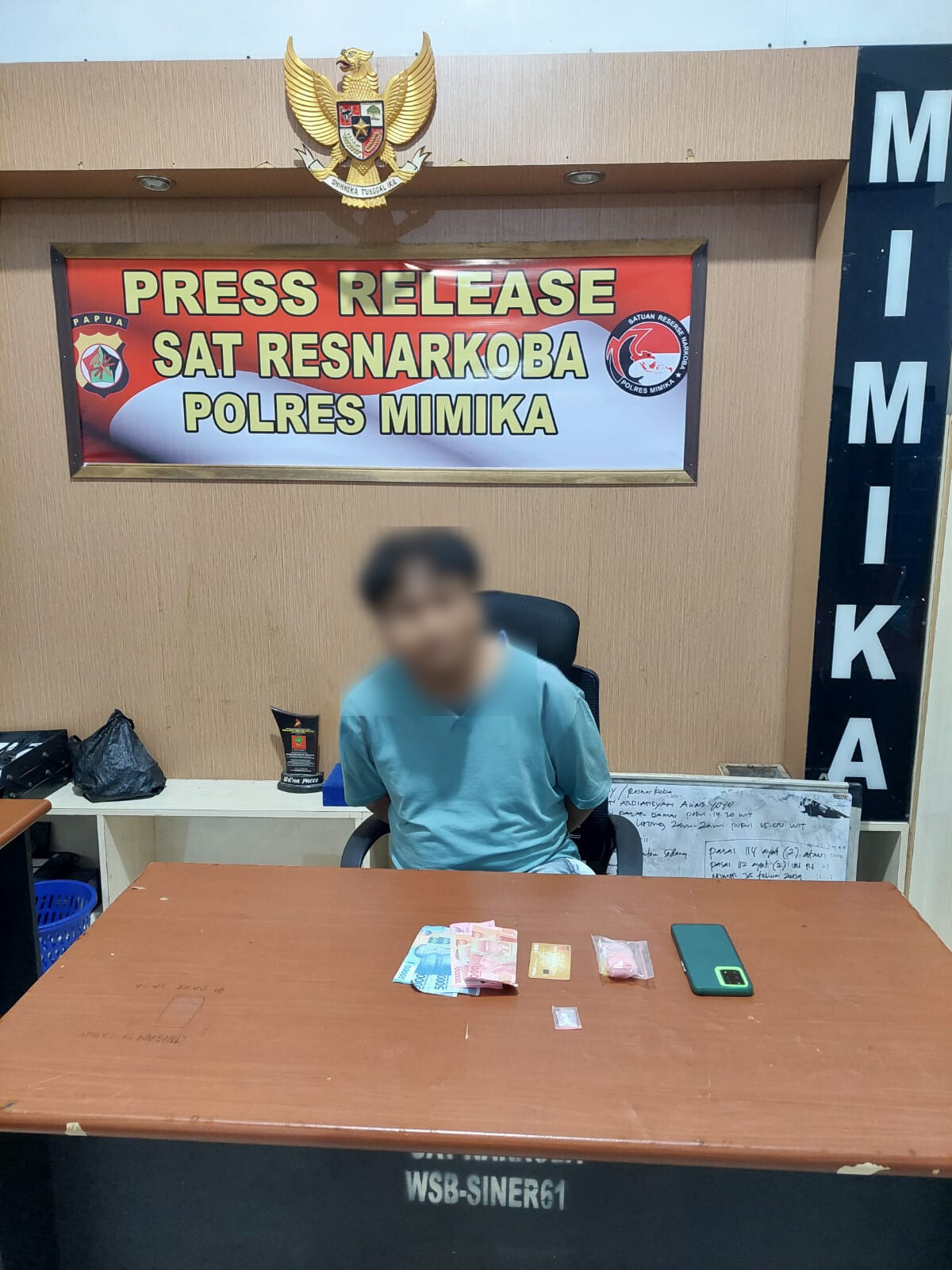 Penangkapan Pelaku Tindak Pidana Narkotika Jenis Sabu