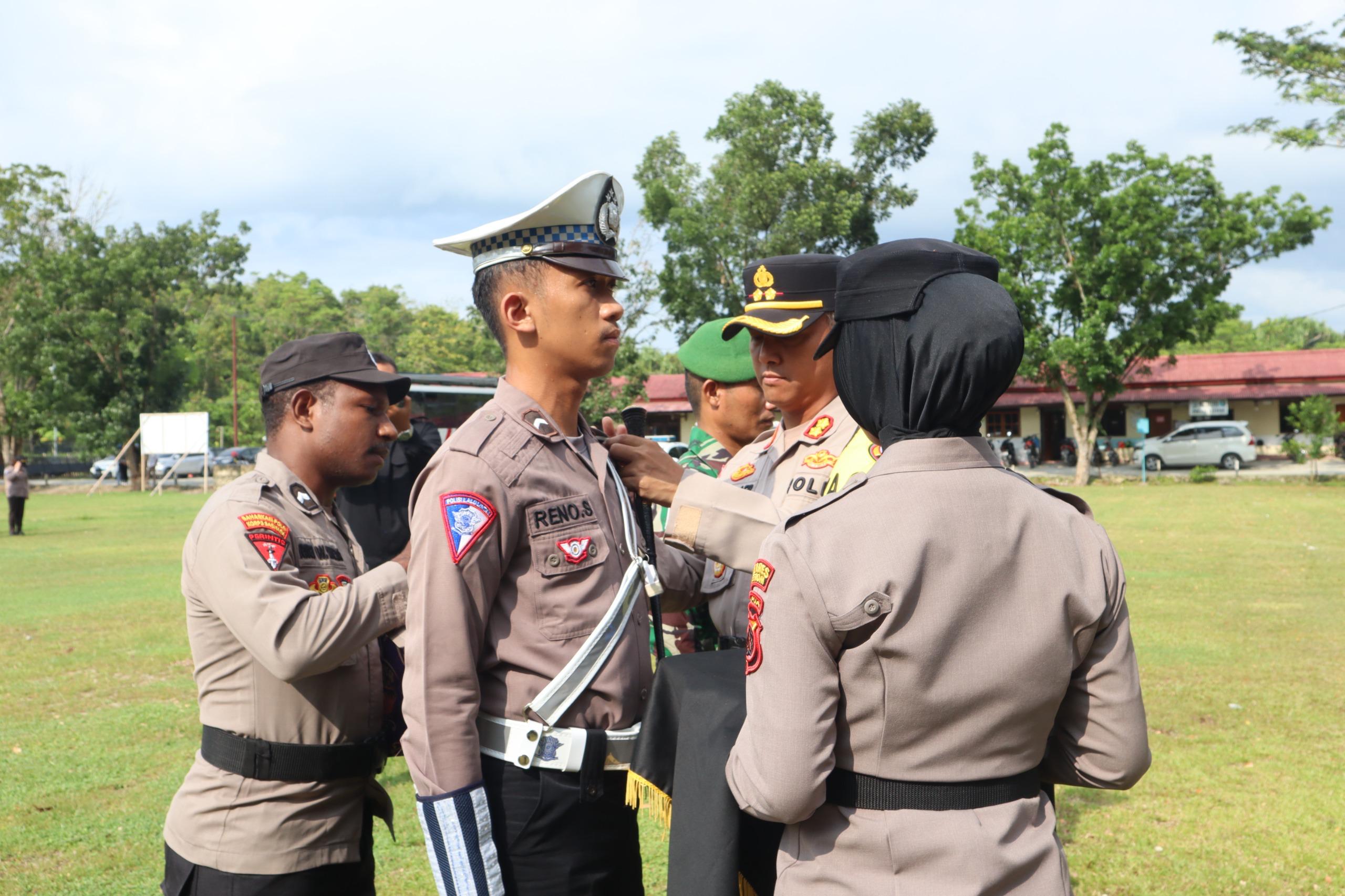 Polres Keerom Laksanakan Apel Gelar Pasukan Operasi Zebra Cartenz 2024