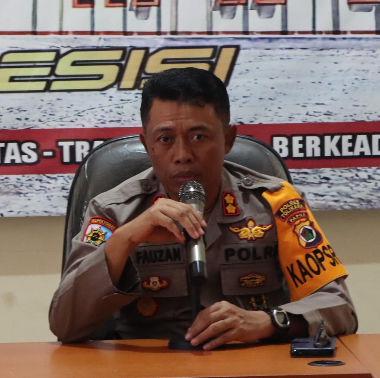 Tingkatkan Keamanan Pemilu, OMPC II Wilayah Papua Tengah Gelar Patroli Skala Besar di Nabire