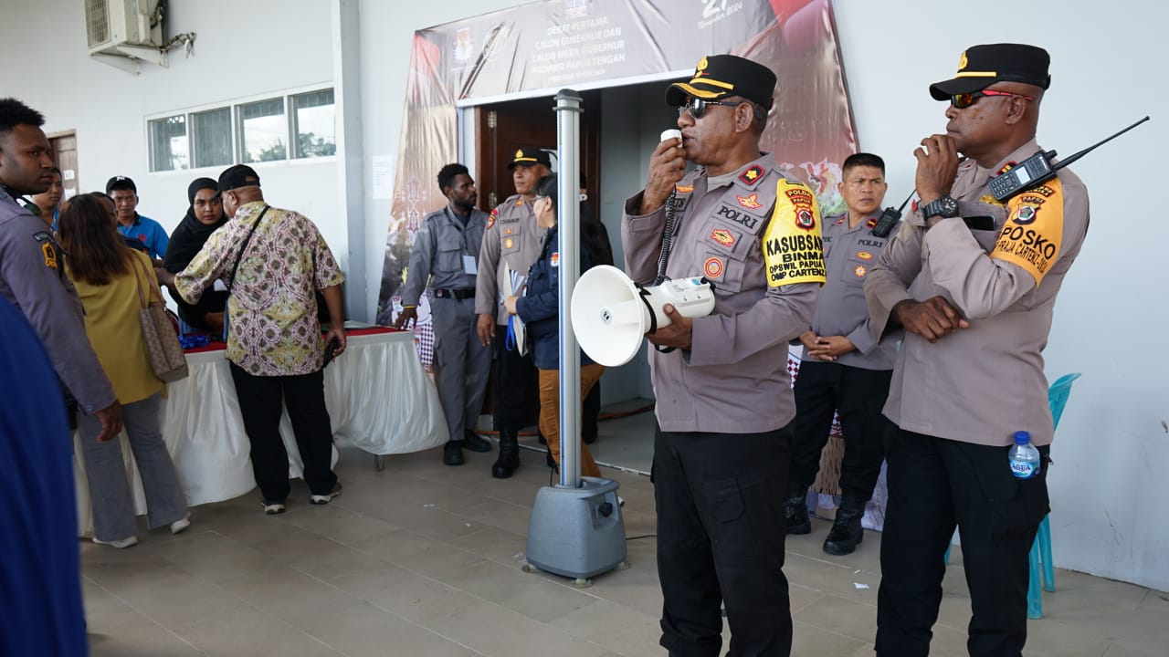 Pengamanan Ketat, Debat Calon Gubernur Papua Tengah Sukses Tanpa Kendala