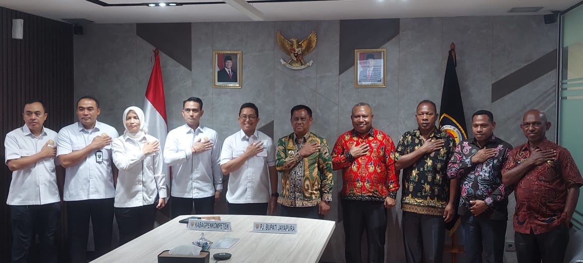 Jalin Kerja Sama dengan SSDM Mabes Polri, Pemkab Jayapura Provinsi Papua Laksanakan Assesment Center PNBP untuk sembilan Jabatan Pimpinan Tinggi Pratama dilingkungan Pemda Jayapura