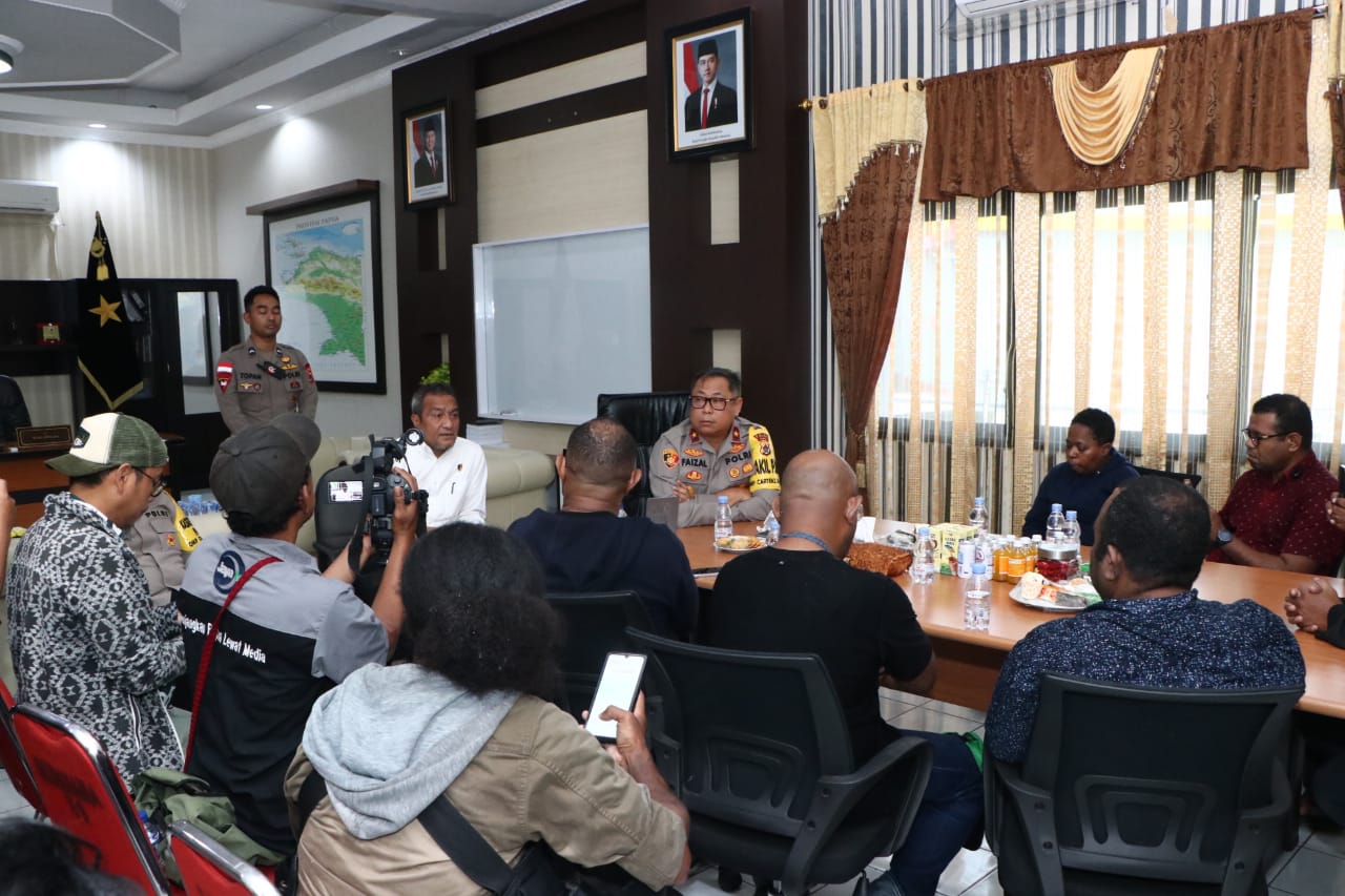 Hasil Audiensi Wakapolda Papua Terkait Pengrusakan Dua Unit Mobil di Depan Kantor Media Redaksi Jubi