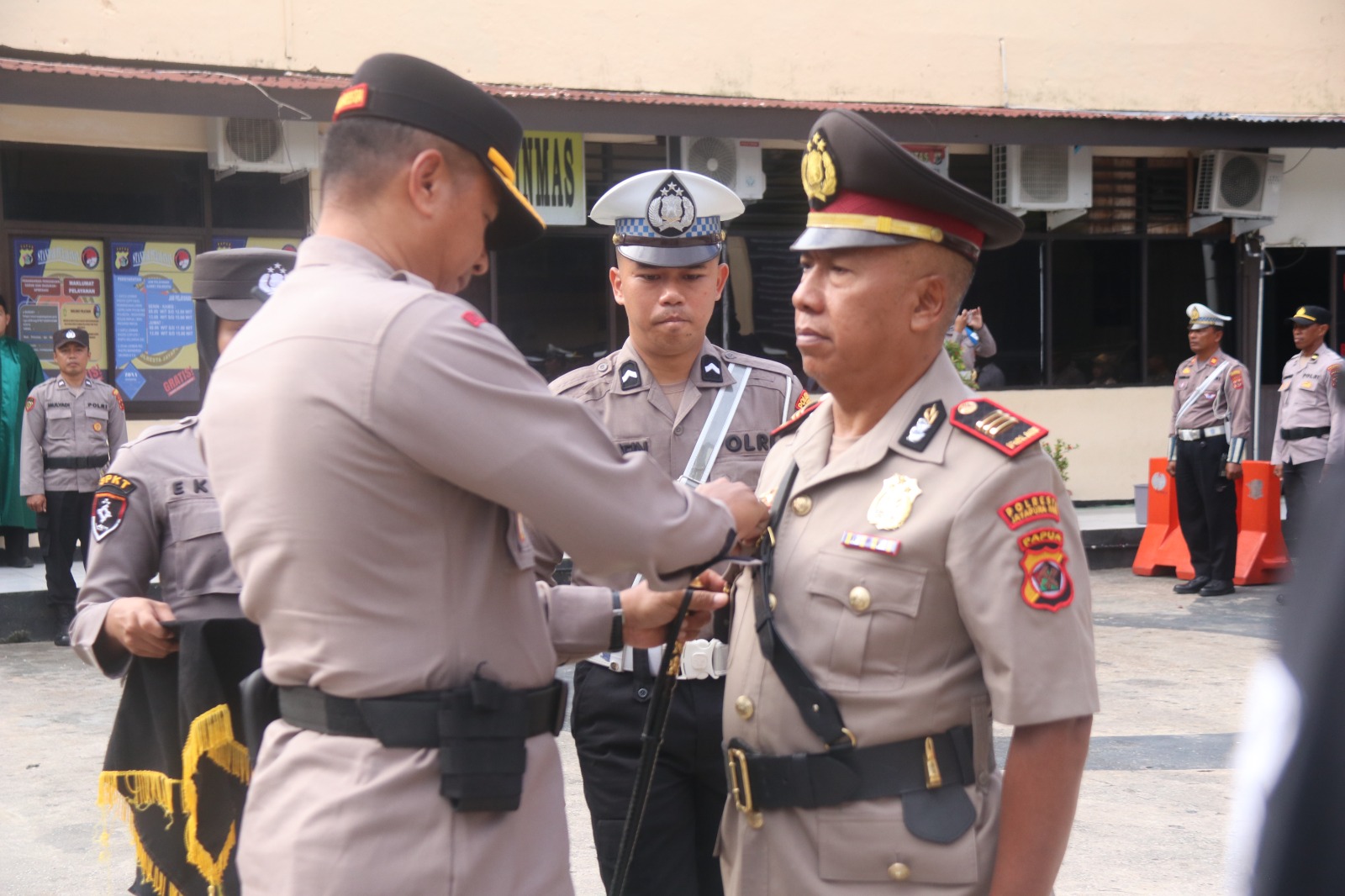 Kapolresta Sertijabkan Kabag Logistik Polresta Jayapura Kota