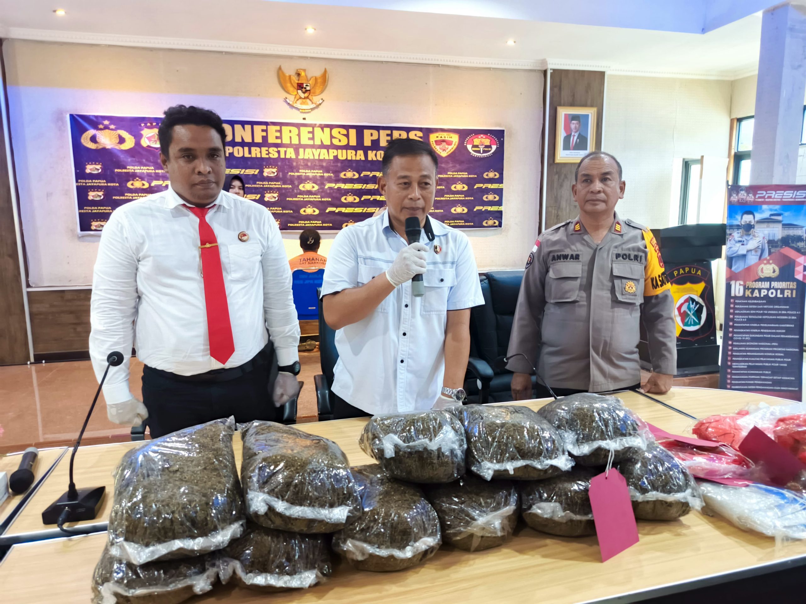 Pengembangan Kasus 9,6 Kg Ganja, Dir Narkoba : BK Ditetapkan Tersangka, Anak Mantunya Jadi DPO