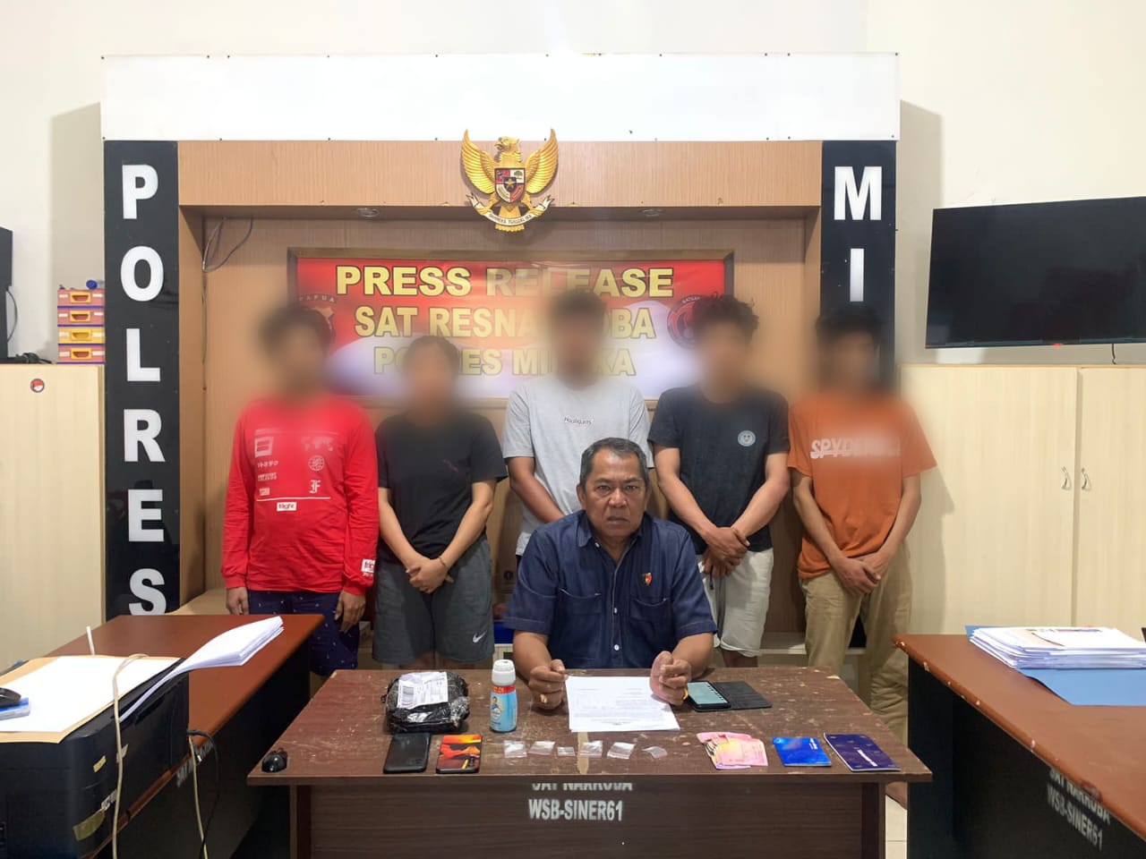 Satuan Resnarkoba Tangkapan Pelaku Tindak Pidana Narkotika Golongan 1 jenis Sabu.