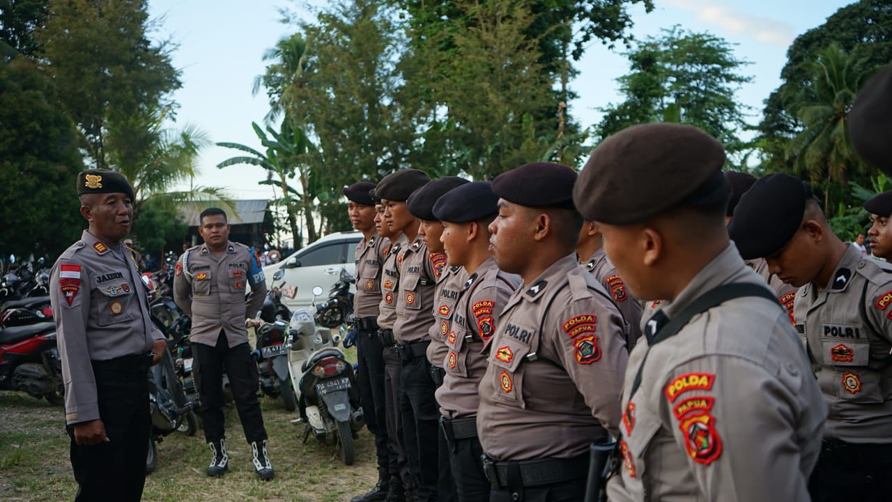 Netral dan Profesional, Satgas OMPC II Kawal Kampanye Cagub dan Cawagub Papua Tengah