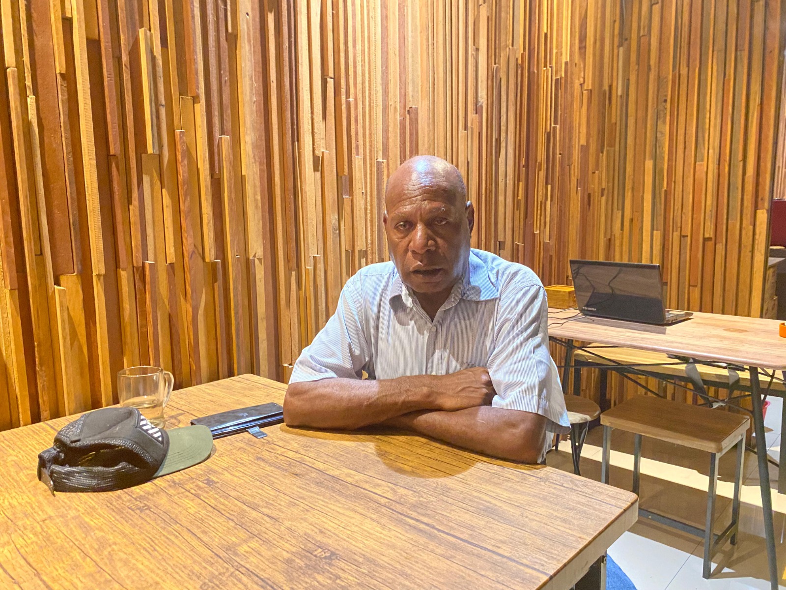 Tokoh Mayarakat Kamoro Berikan Apresiasi Terhadap Satgas Ops Damai Cartenz 2024 dalam 1 Tahun yang berkesan