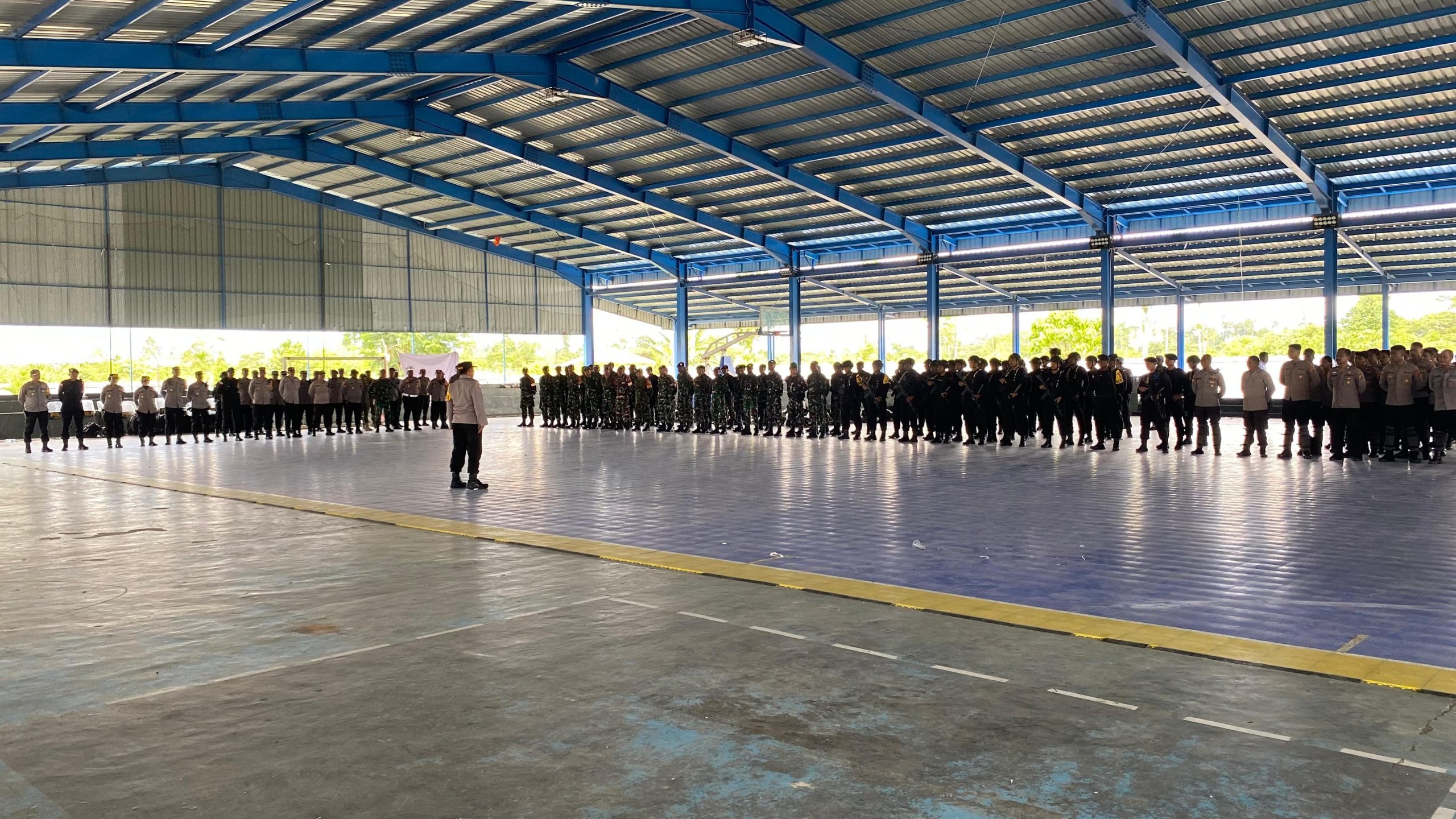 Lokasi Pleno Kabupaten Pilkada Mimika Dipindahkan ke GOR Futsal SP5