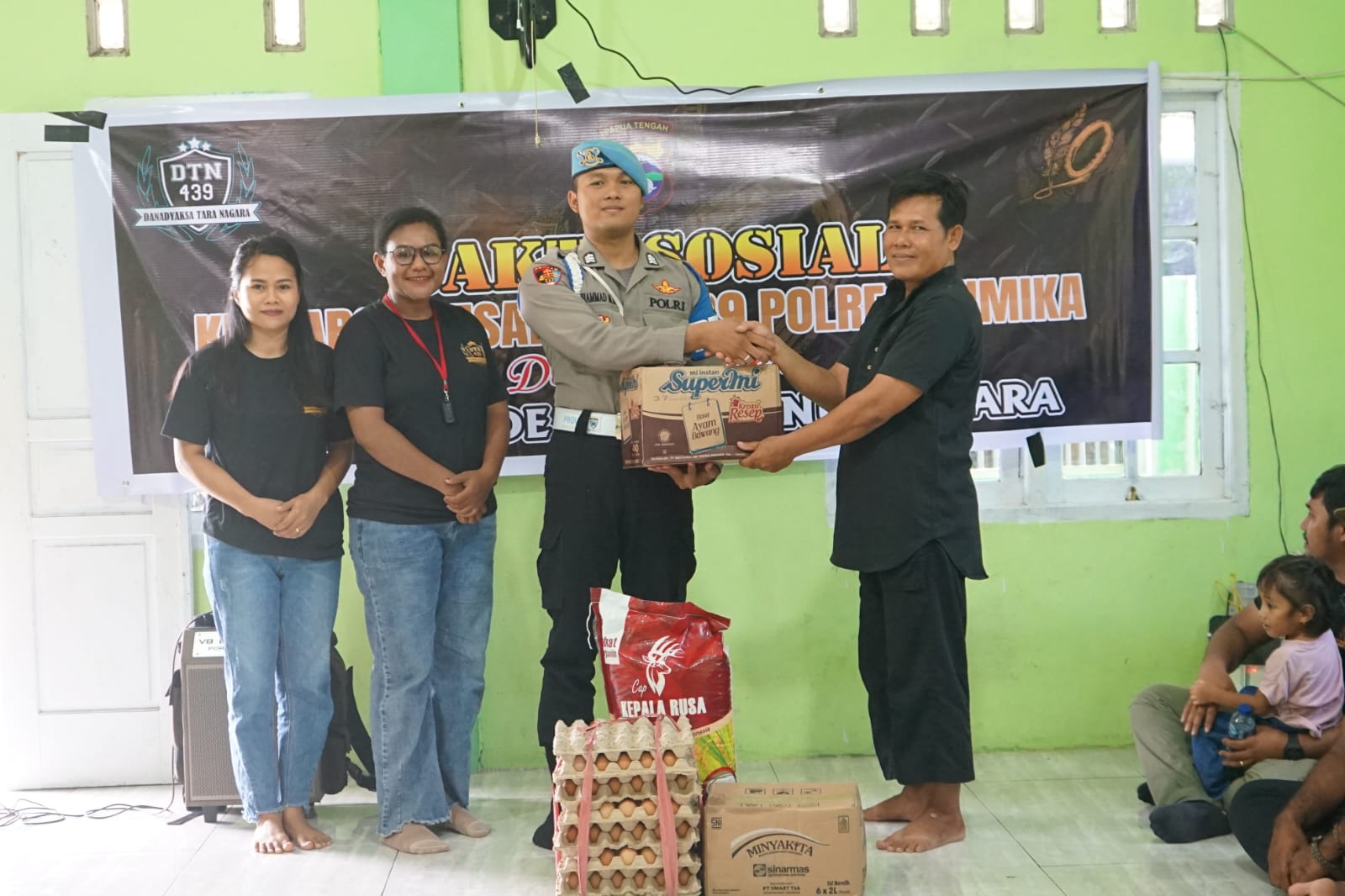 Angkatan 39 dan 43 Laksanakan Bhakti Sosial di TPA SP 8 Kampung Kaugapu Distrik Mimika Timur, Kab. Mimika