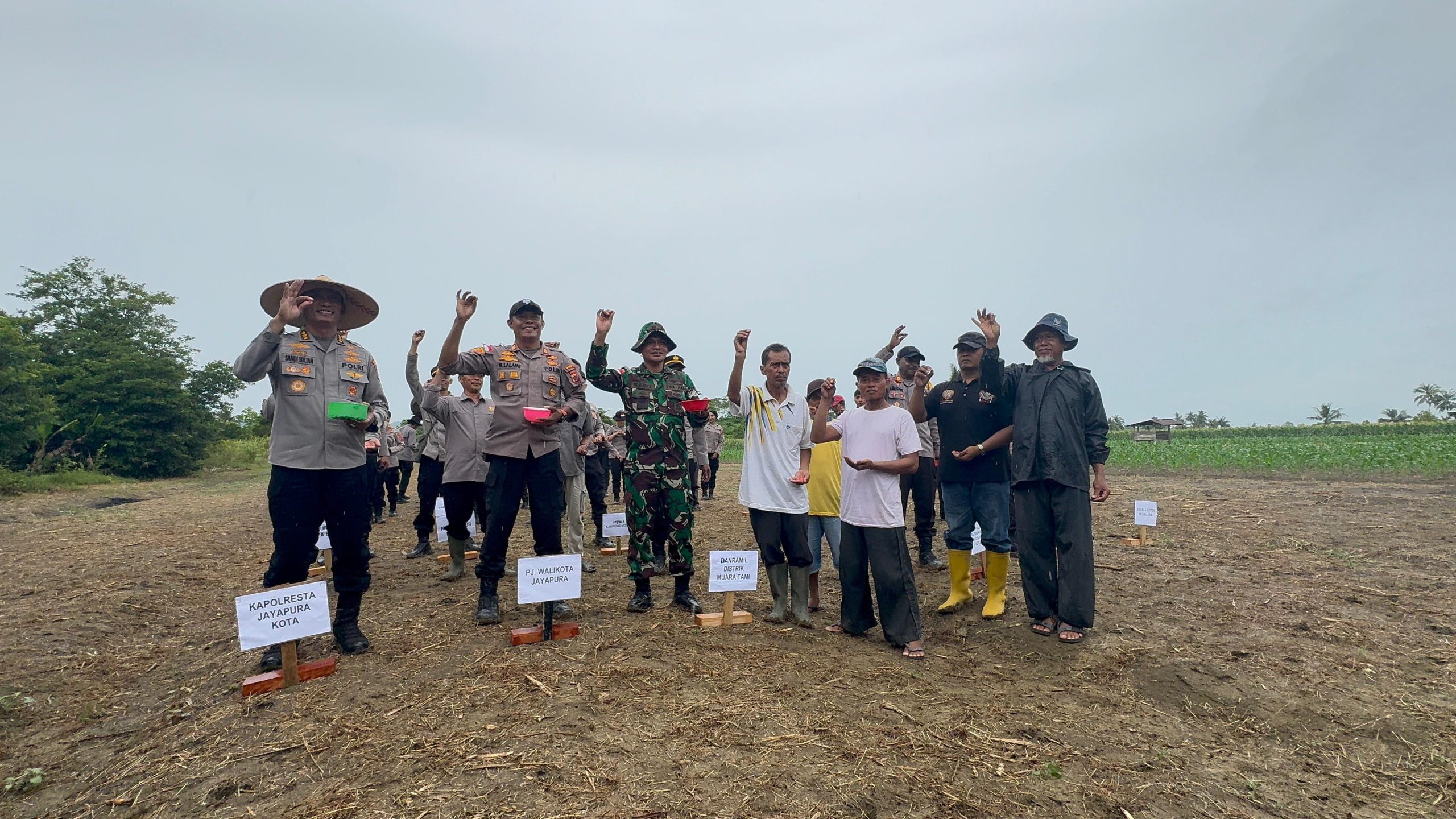 Dukung Ketahanan Pangan, Polresta Tanam 1000 Bibit Jagung