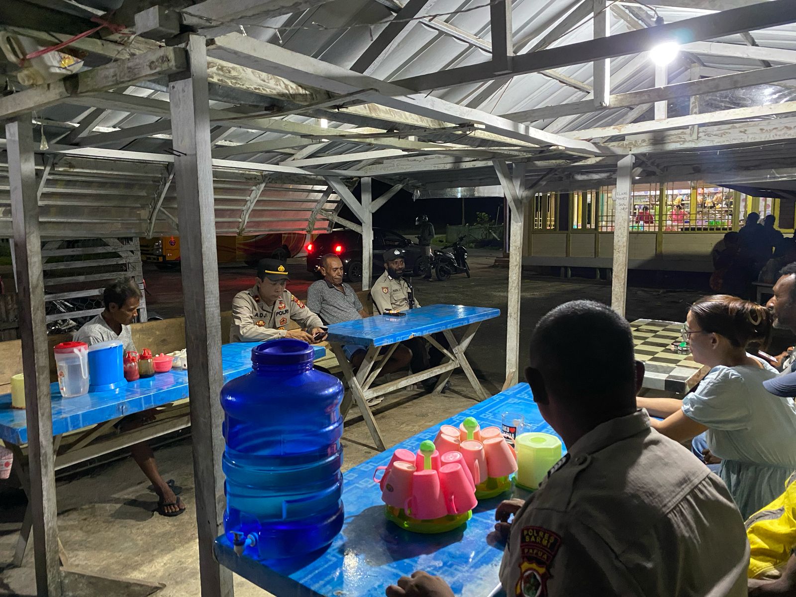 Polsek Pantai Timur Laksanakan Patroli Dialogis Antisipasi Sidang PHPU Pilkada 2024