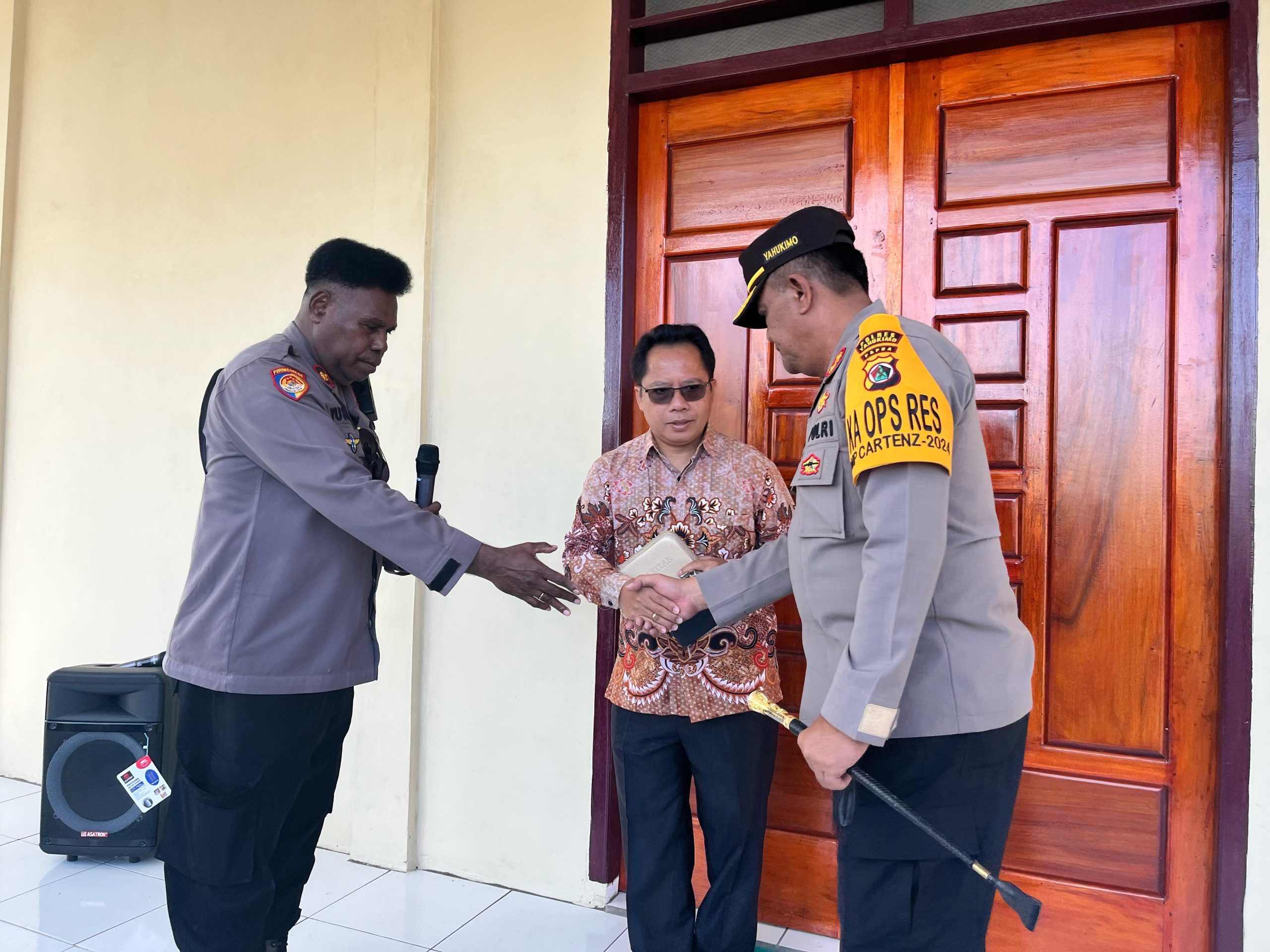 Peresmian Rumah Ibadah Oikumene Polres Yahukimo