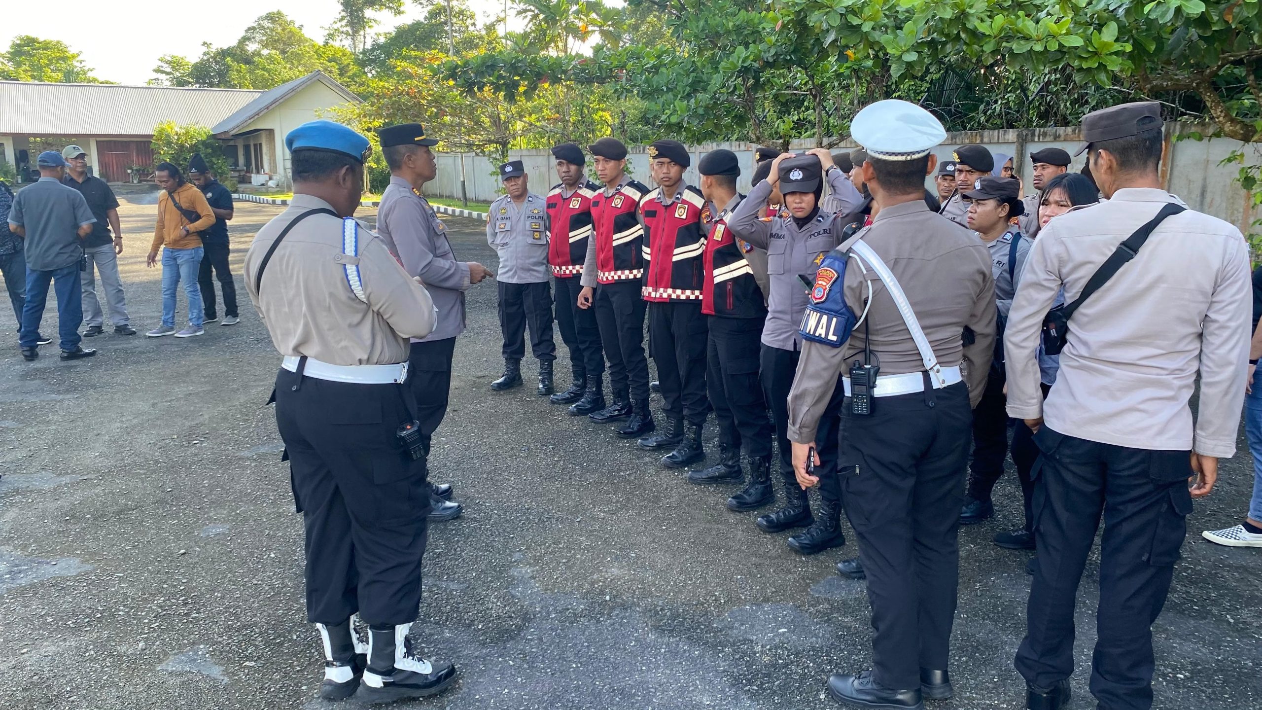 Polres Mimika Siap Antisipasi Demo Damai Penolakan Makan Bergizi Gratis (MBG)