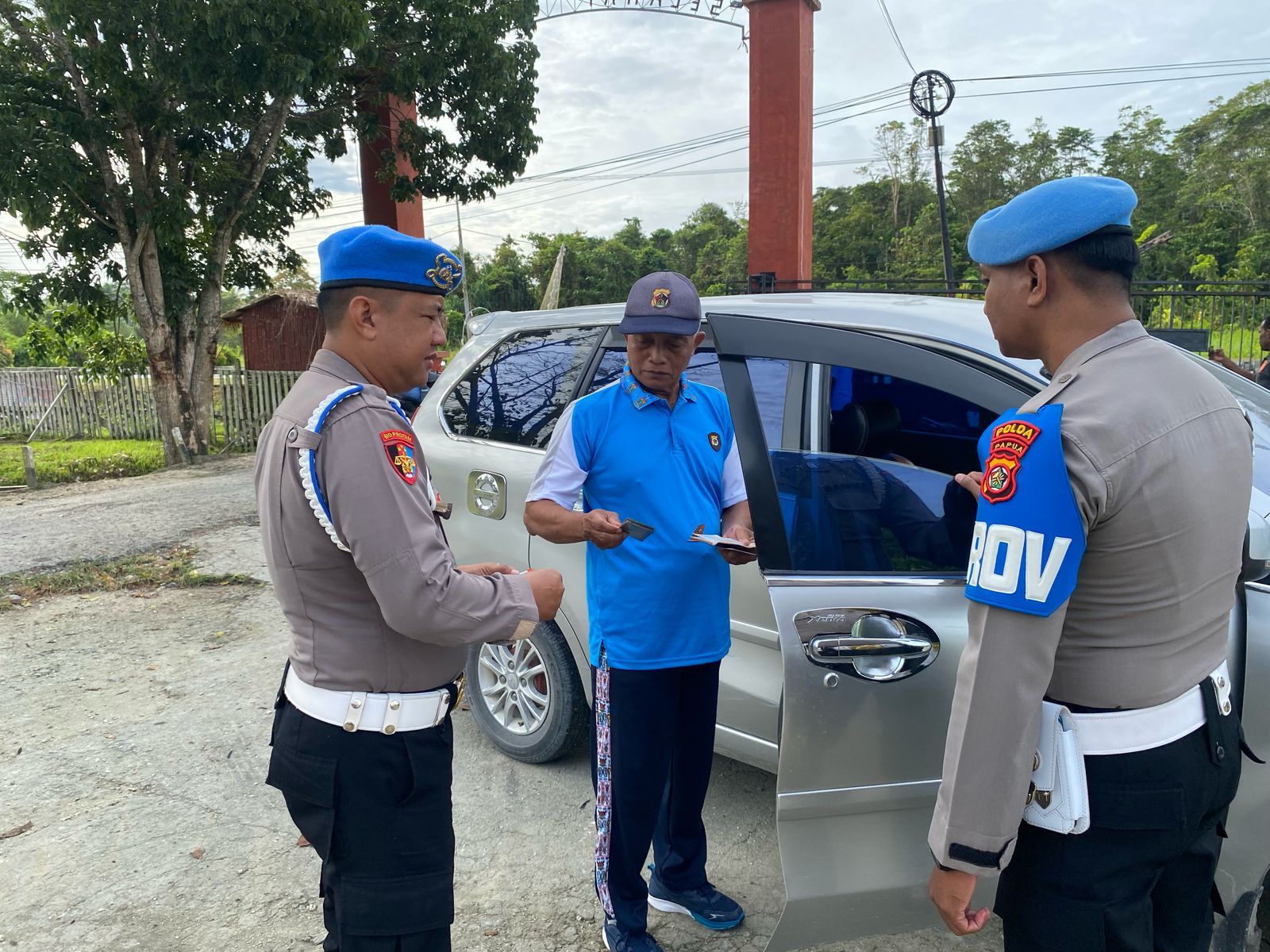 Bid Propam Polda Papua Lakukan Gaktibplin di Polres Keerom