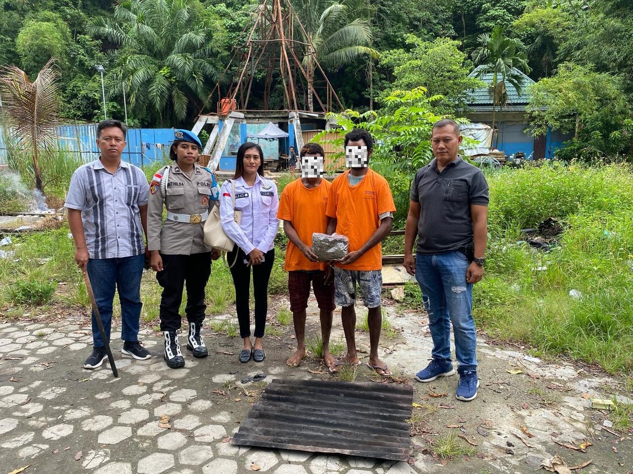 Polresta Musnahkan Ganja Disaksikan Jaksa dan Tersangkanya Atas Dua Kasus Berbeda