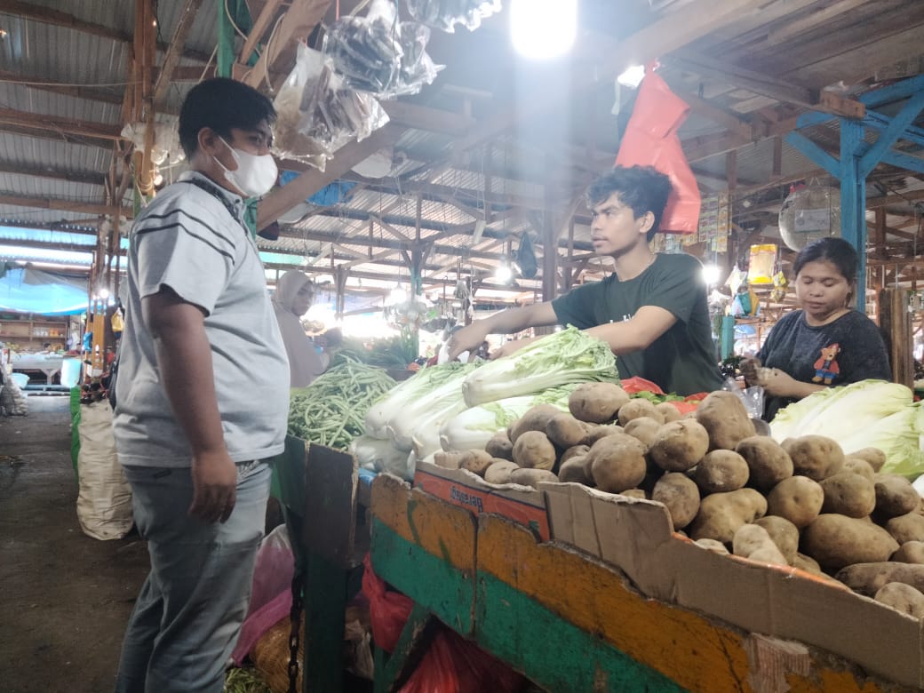 Satgas Pangan Polresta Lakukan Koordinasi Serta Monitoring Ketersediaan dan Stabilitas Harga Sembako