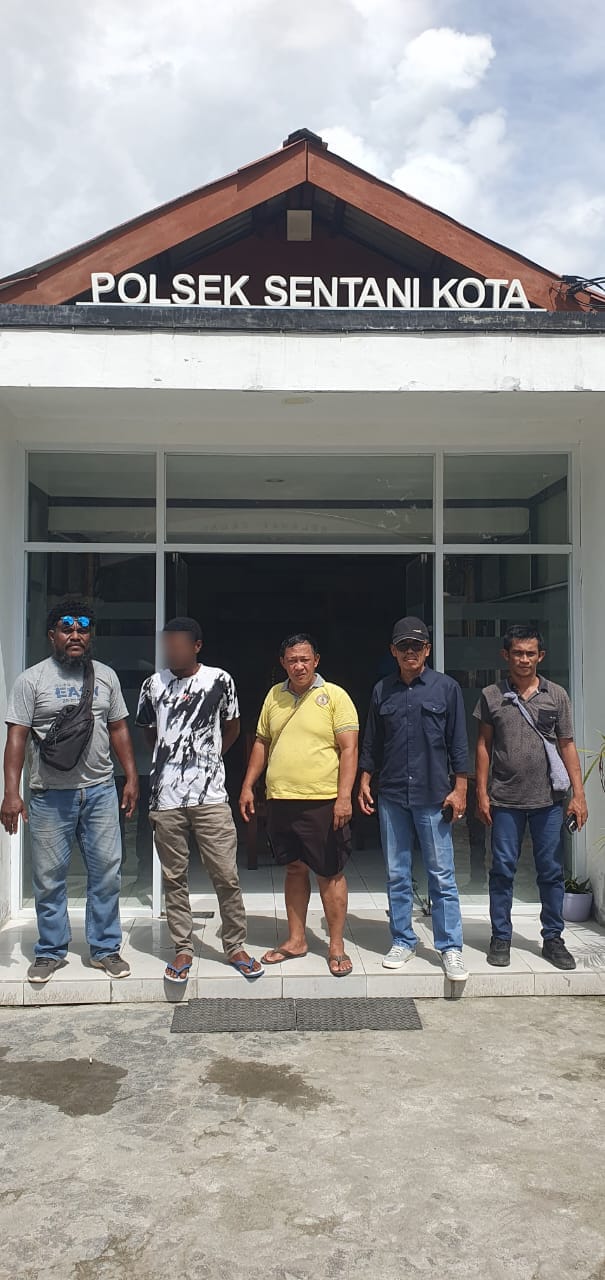 Tim Paniki Polsek Sentani Kota Tangkap Pelaku Penganiayaan di Lapangan Theyis