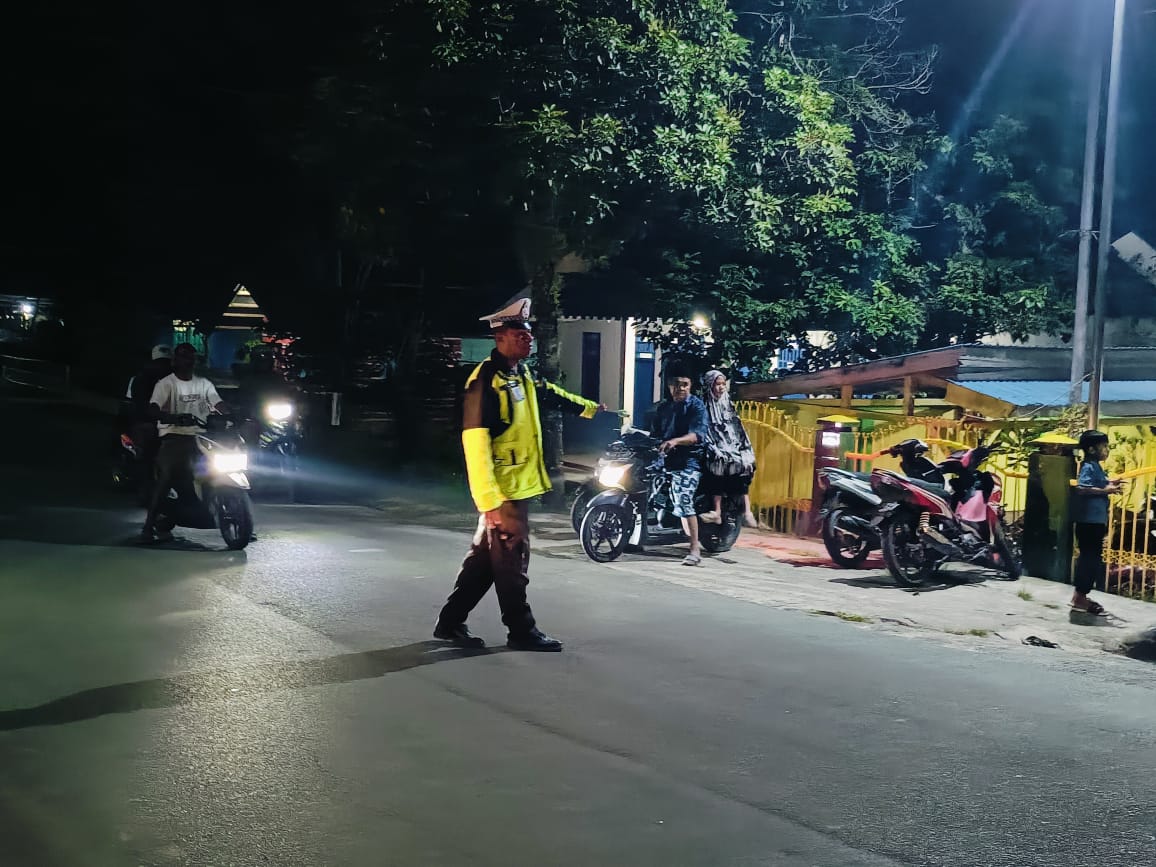 Polres Mappi Polda Papua Laksanakan Pengamanan Sholat Tawarih di Bulan Suci Ramadhan