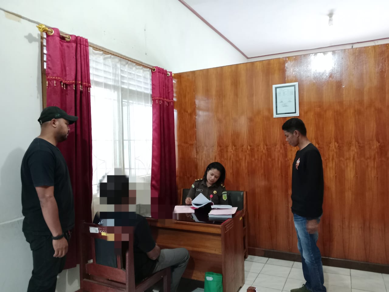 Polres Nabire Serahkan TSK dan BB Kasus Aborsi Berujung Kematian ke Kejaksaan Negeri Nabire