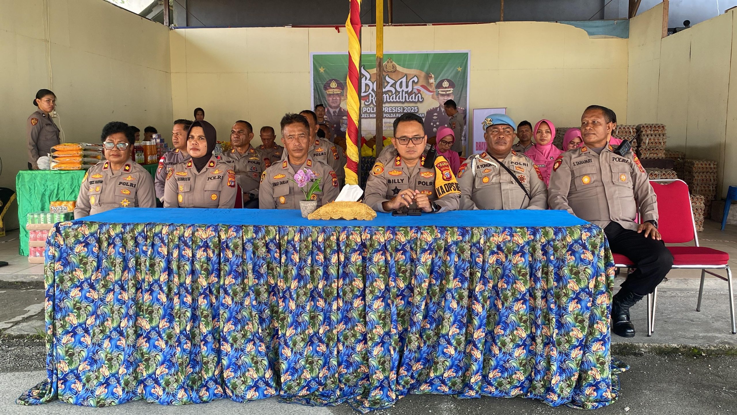 Polres Mimika Laksanakan Kegiatan Bazar Ramadhan Polri Presisi Tahun 2025
