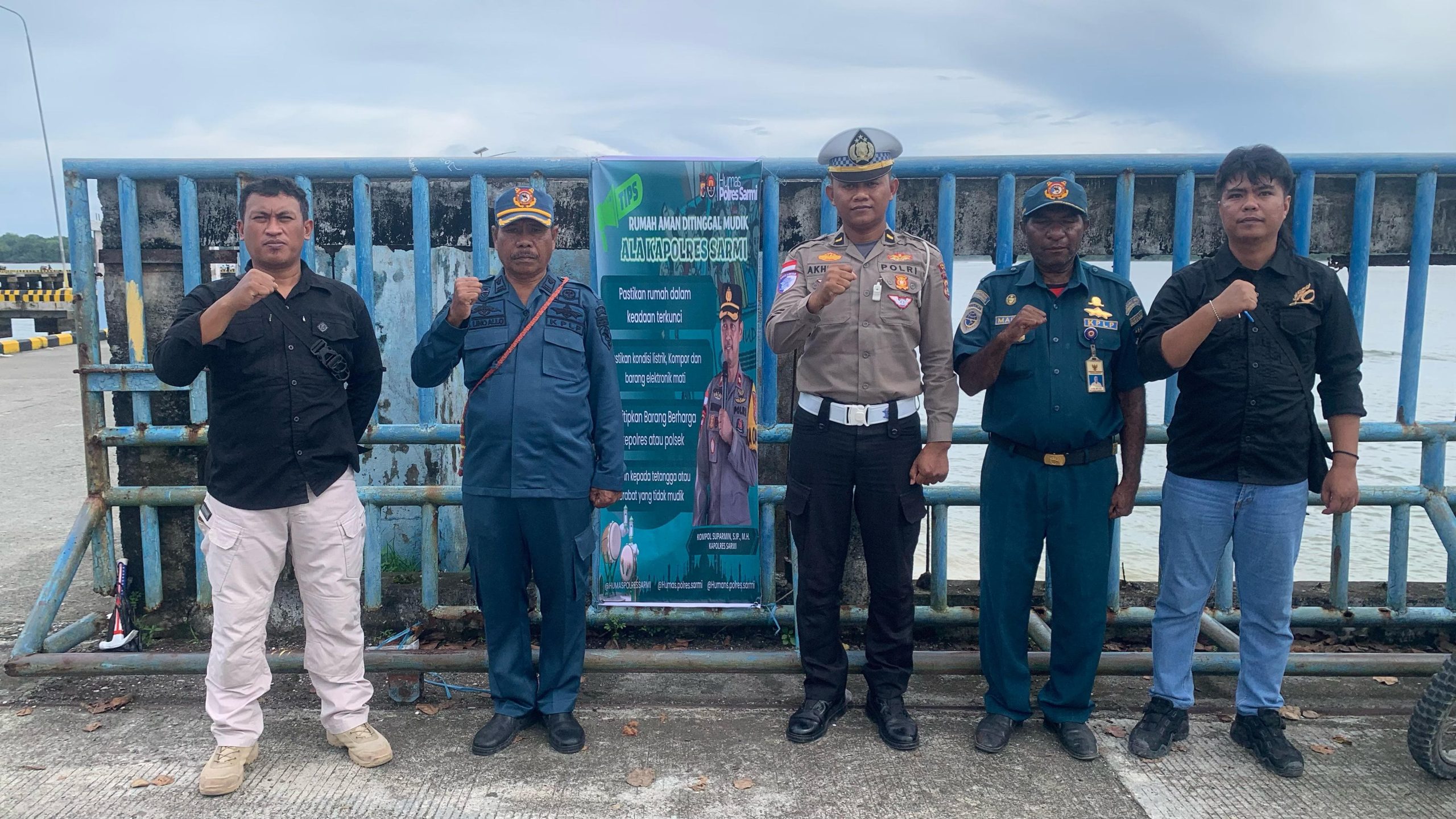Demi Kenyamanan Saat Mudik, Polres Sarmi Gelar Sosialisasi Tentang Mudik Aman Keluarga Nyaman