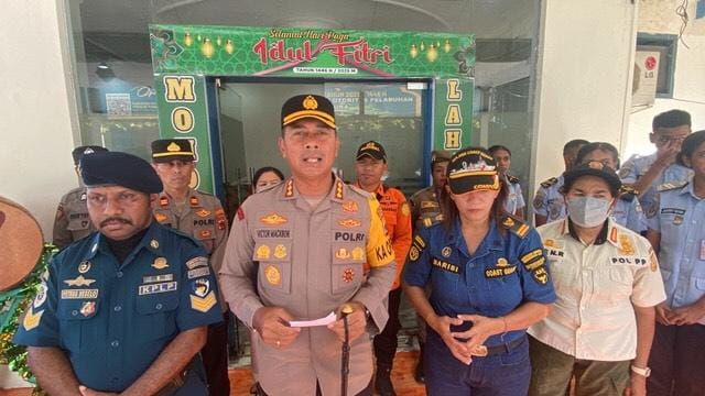 Mudik Aman dan Keluarga Nyaman, Kapolresta Tinjau Pos Terpadu Ops Ketupat Cartenz 2025