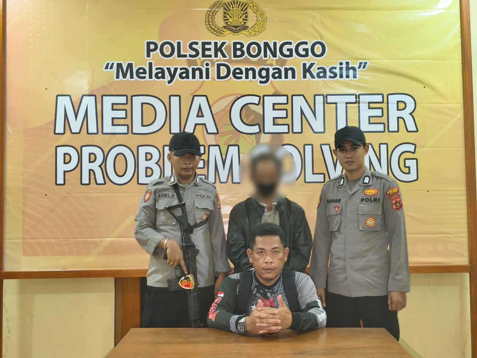 Polsek Bonggo Berhasil Ringkus DPO Tindak Pidana Kekerasan Seksual Yang Melarikan Diri Sejak Tahun 2024