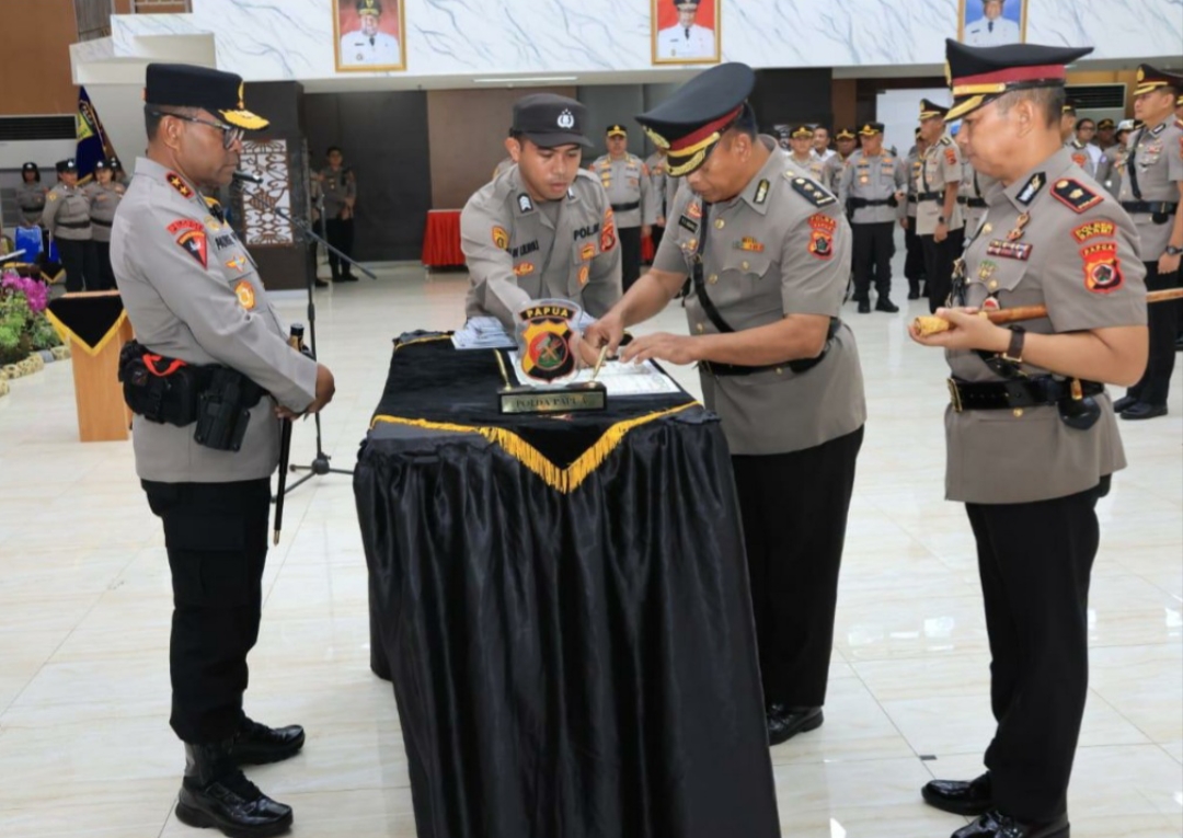 AKBP Ruben Palayukan, S.Pt., S.I.K. Resmi Jabat Kapolres Sarmi