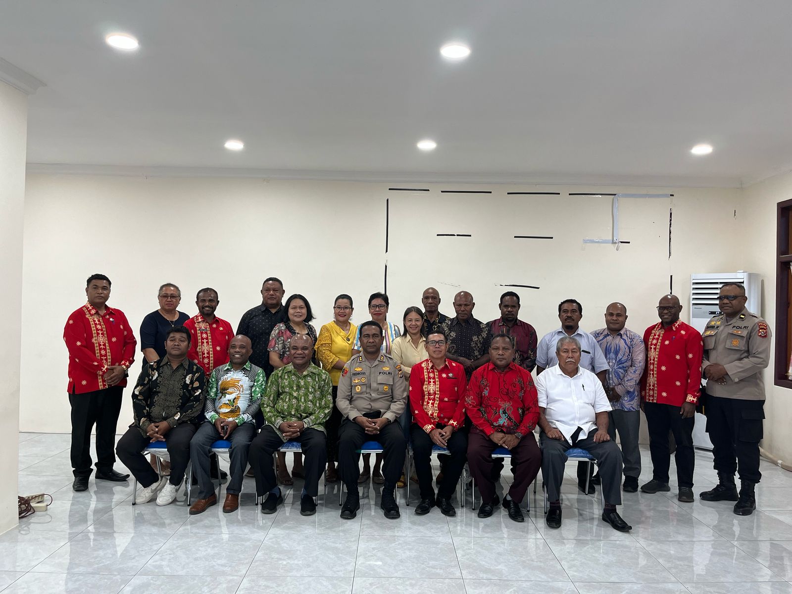 Rajut Sinergi Untuk Harkamtibmas Kapolresta Temui Pengurus Sinode GKII Papua