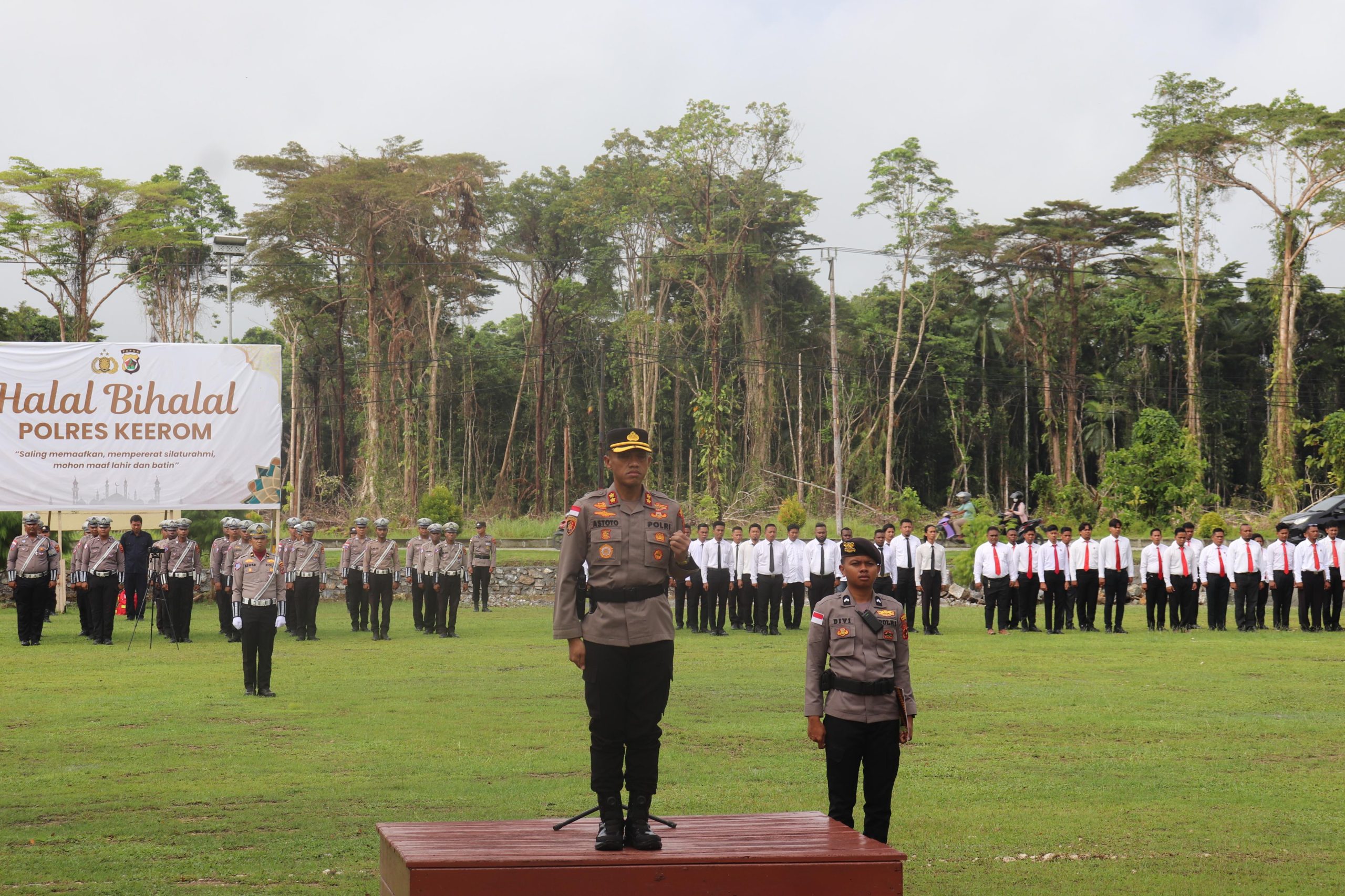 Polres Keerom Melaksanakan Upacara Dalam Rangka Hari Kesadaran Nasional